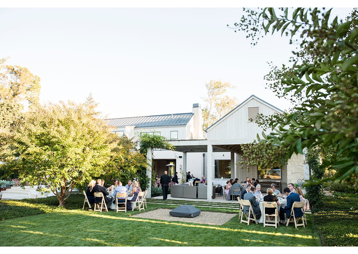 Lovely house wedding in Sonoma