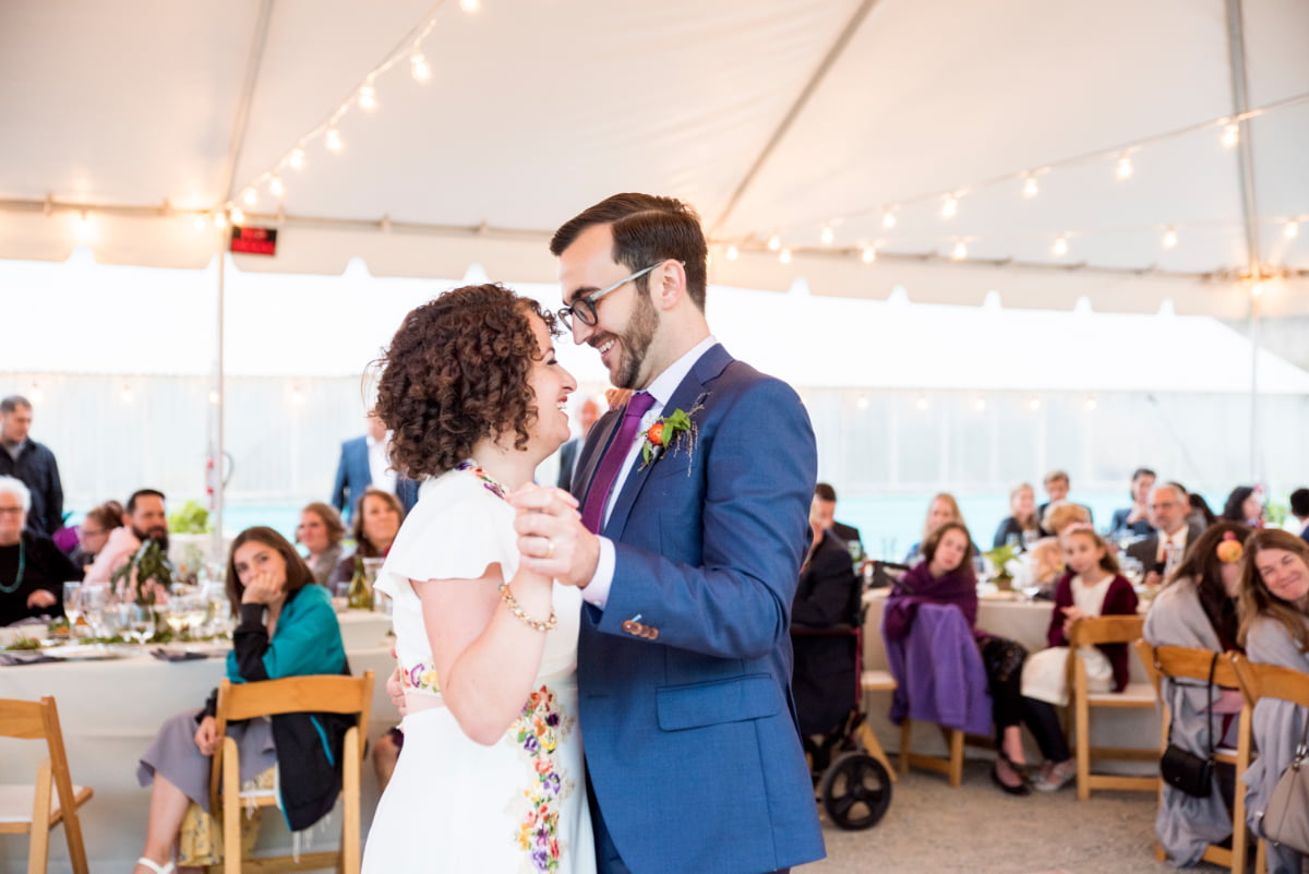 Bride and Groom first dance