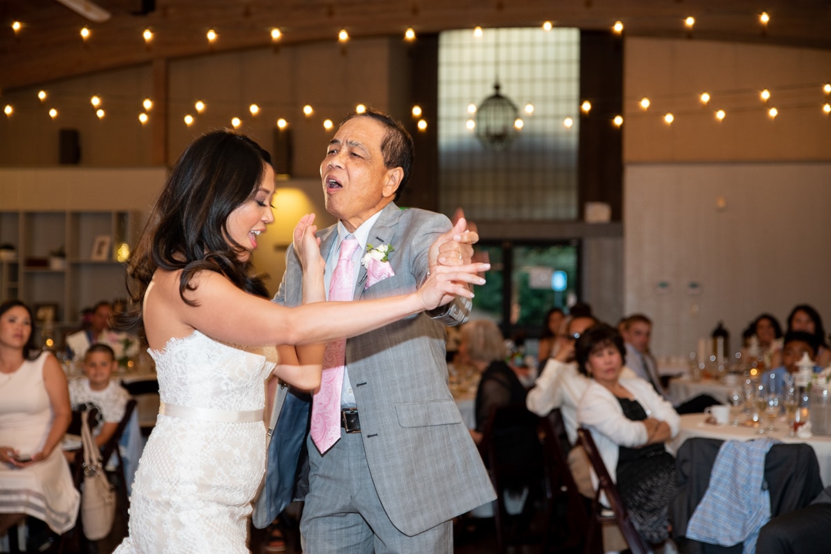 Father daughter dance in Camellia Room