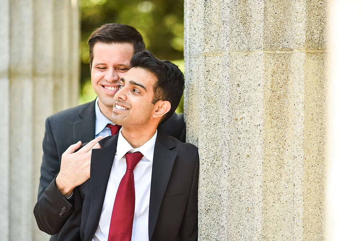 Married couple at Pulgas Water Temple