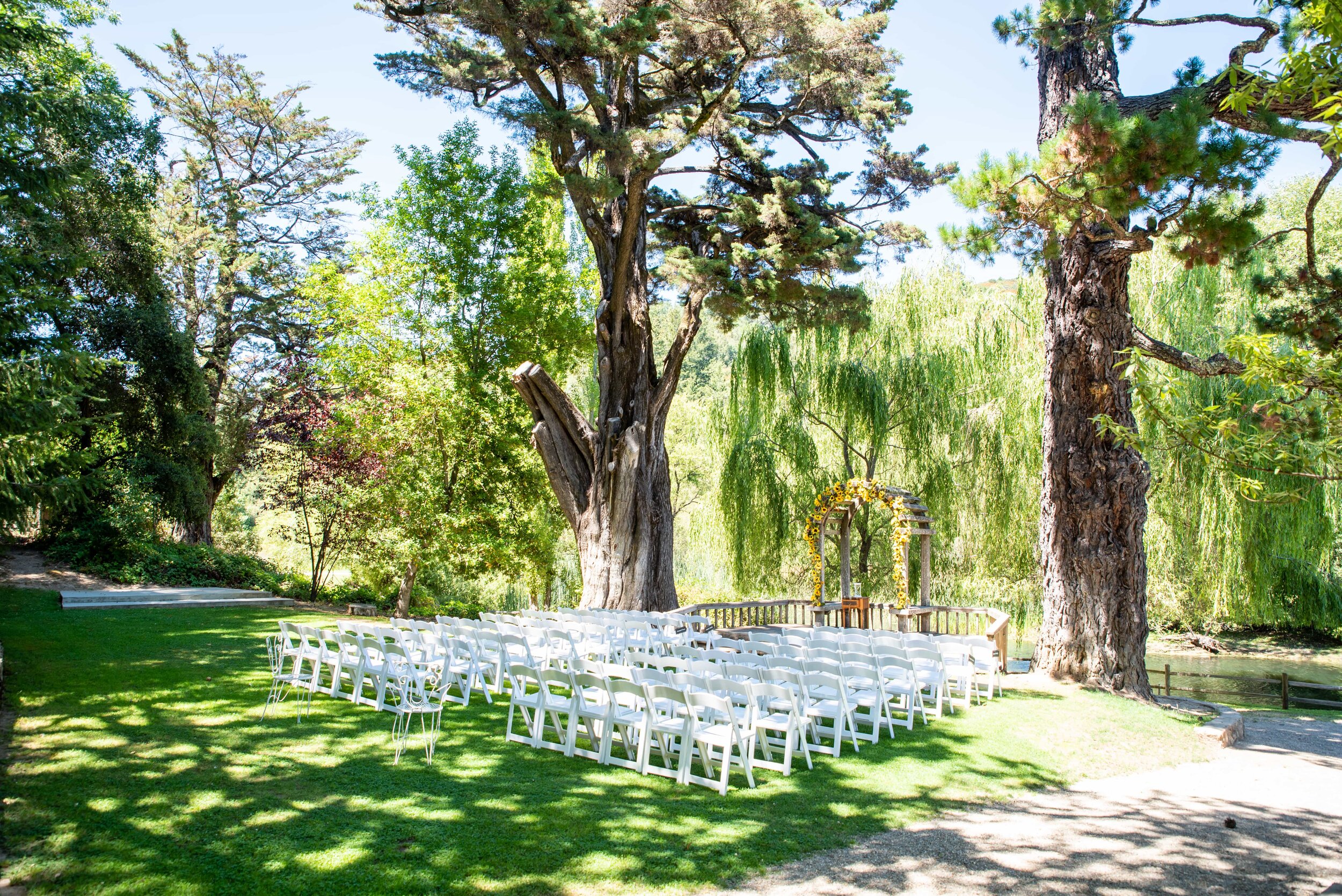 Ceremony site at Radonich Ranch