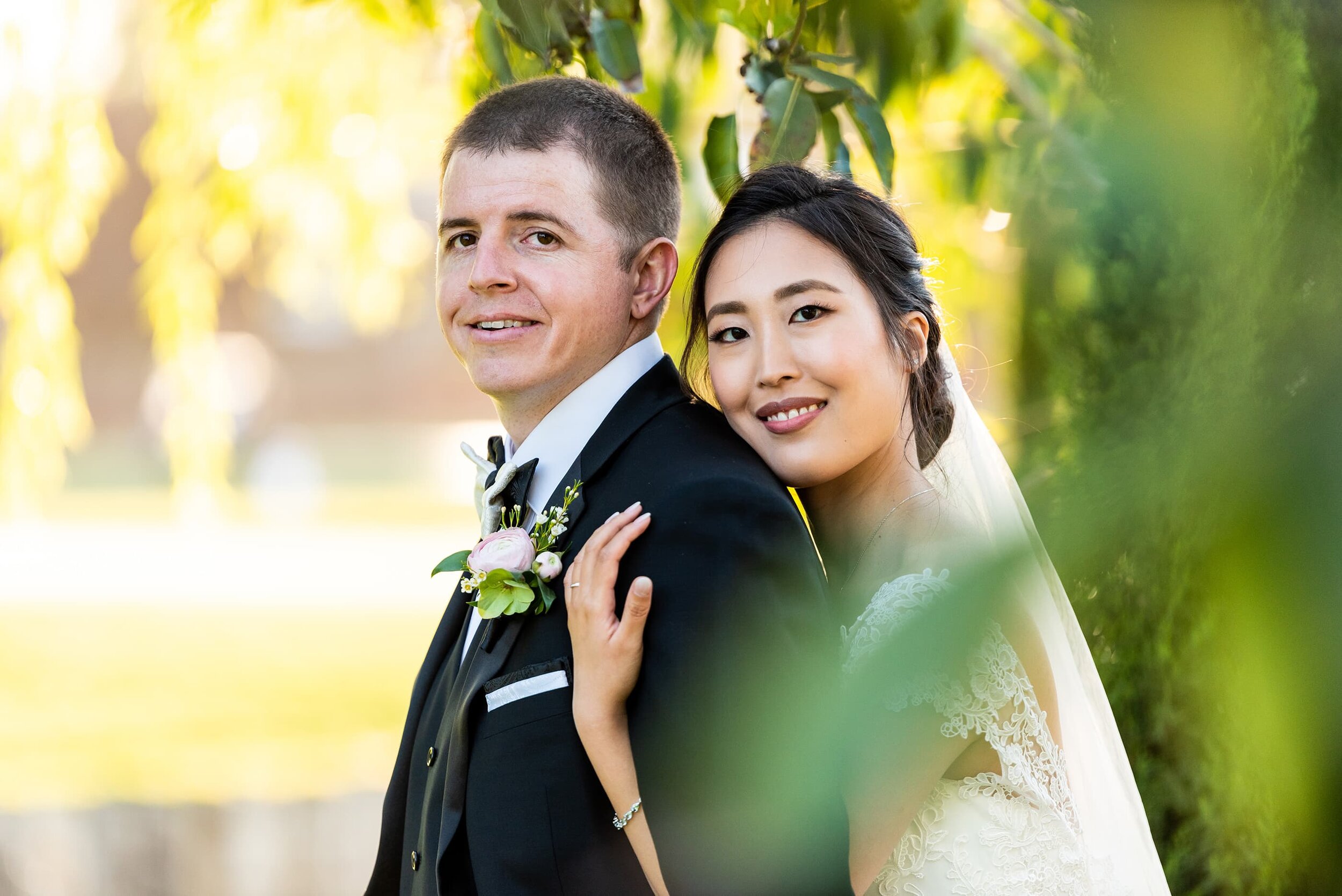 Portrait of Bride and Groom 