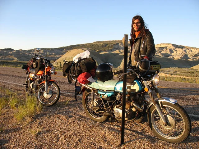 JAred Kenyon Treasurer Jared grew up exploring the back roads of the greatest region in the world, the Pacific Northwest. He was born in a suburb of Seattle and moved around until finally finding his place in Portland. After acquiring a taste for two wheels on a Honda spree, he soon purchased a ’69 cb175. Jared and the cb had a short relationship until the cb unwillingly parted ways due to a coward thief. It was all downhill from there. He continues to ride any bike that meets his criteria… cheap, old, and not so fast. A common reaction from observers is, “who’s that chick who passed me on that shitty bike?” Jared will never miss the chance to shoot the shit about anything motorcycles or fishing.