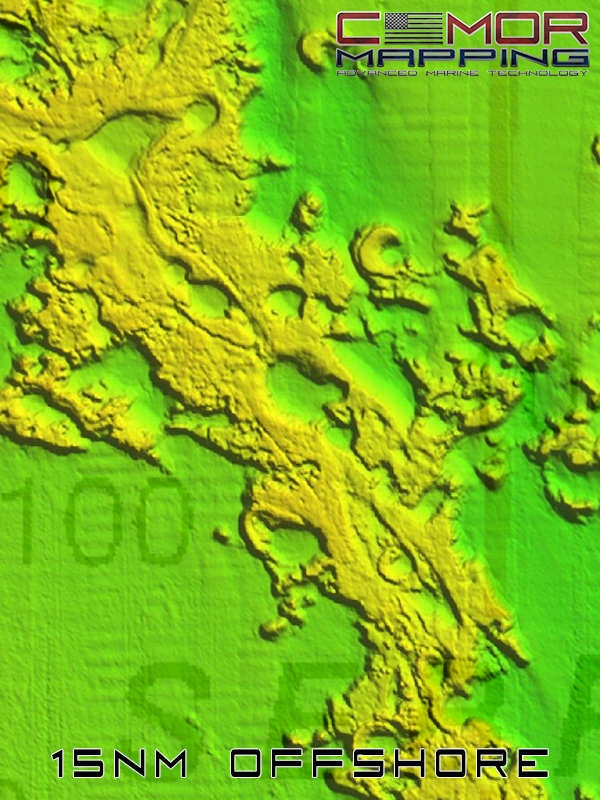 UPPER LAGUNA MADRE FISHING MAP Waterproof with GPS