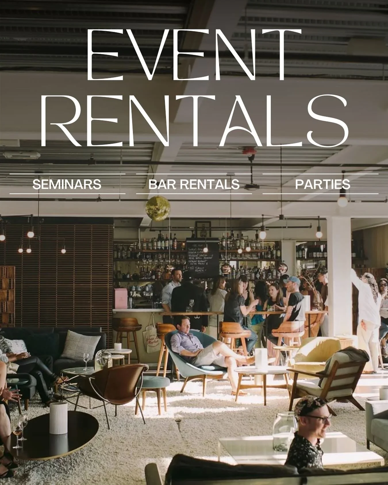 Looking for a venue for your next great event? 🎤 Whether you&rsquo;re hosting a seminar, a cocktail party, or a private celebration, The Cloud Room Lounge and Bar is the perfect spot.

With a full-service bar, cozy lounge seating, and our west-facin