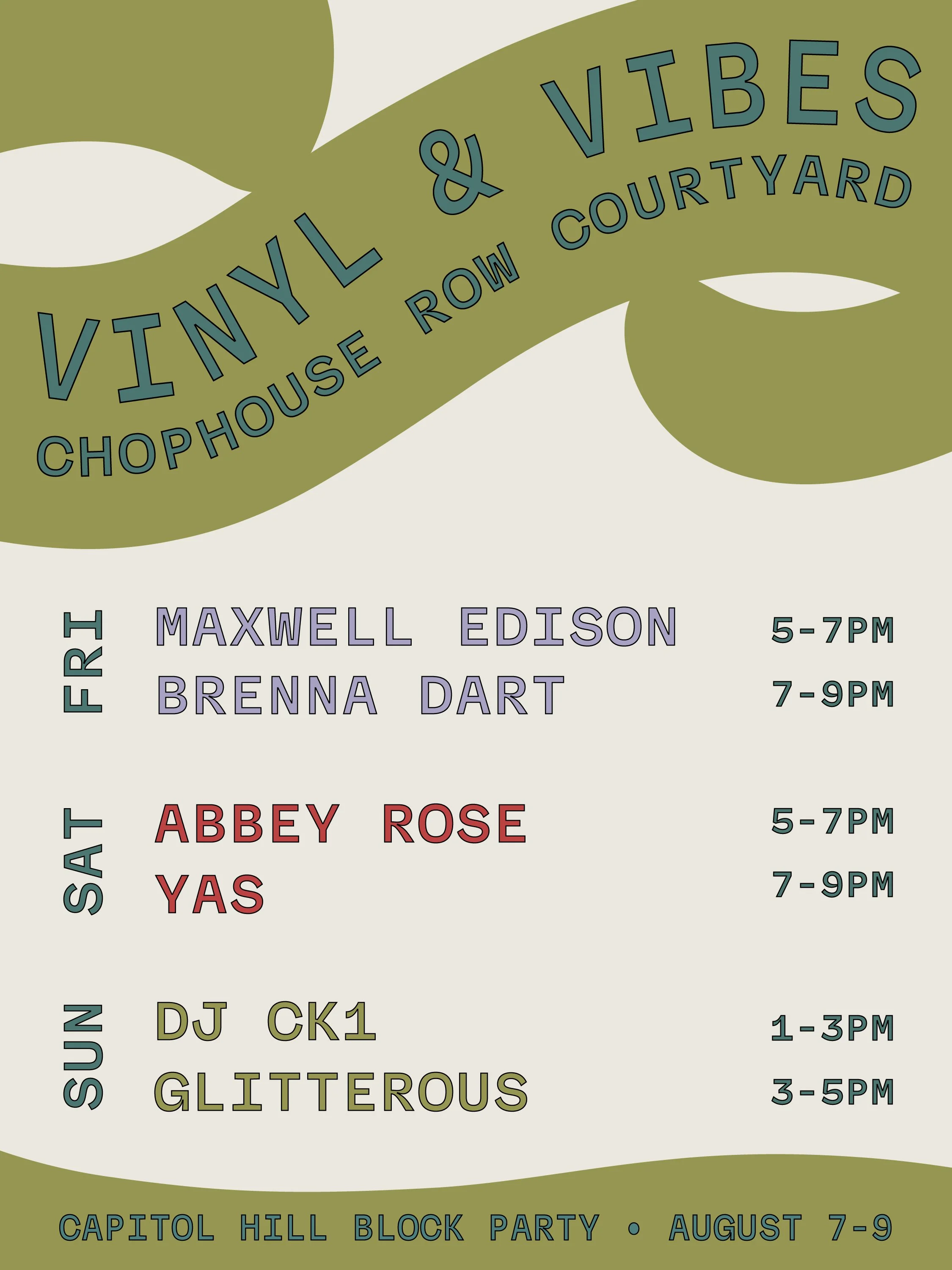 Capitol Hill Block Party: Vinyl &amp; Vibes