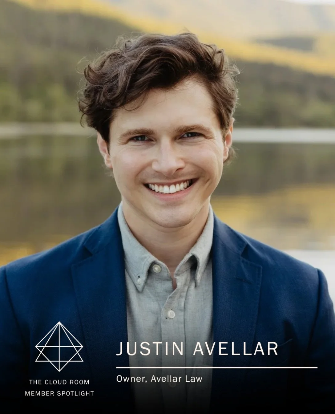 💡CLOUD ROOM MEMBER SPOTLIGHT: JUSTIN AVELLAR

Justin is a lawyer who focuses on helping entrepreneurs and nonprofits with practical and approachable legal solutions and guidance. He graduated from the University of Chicago Law School (a top ranked l