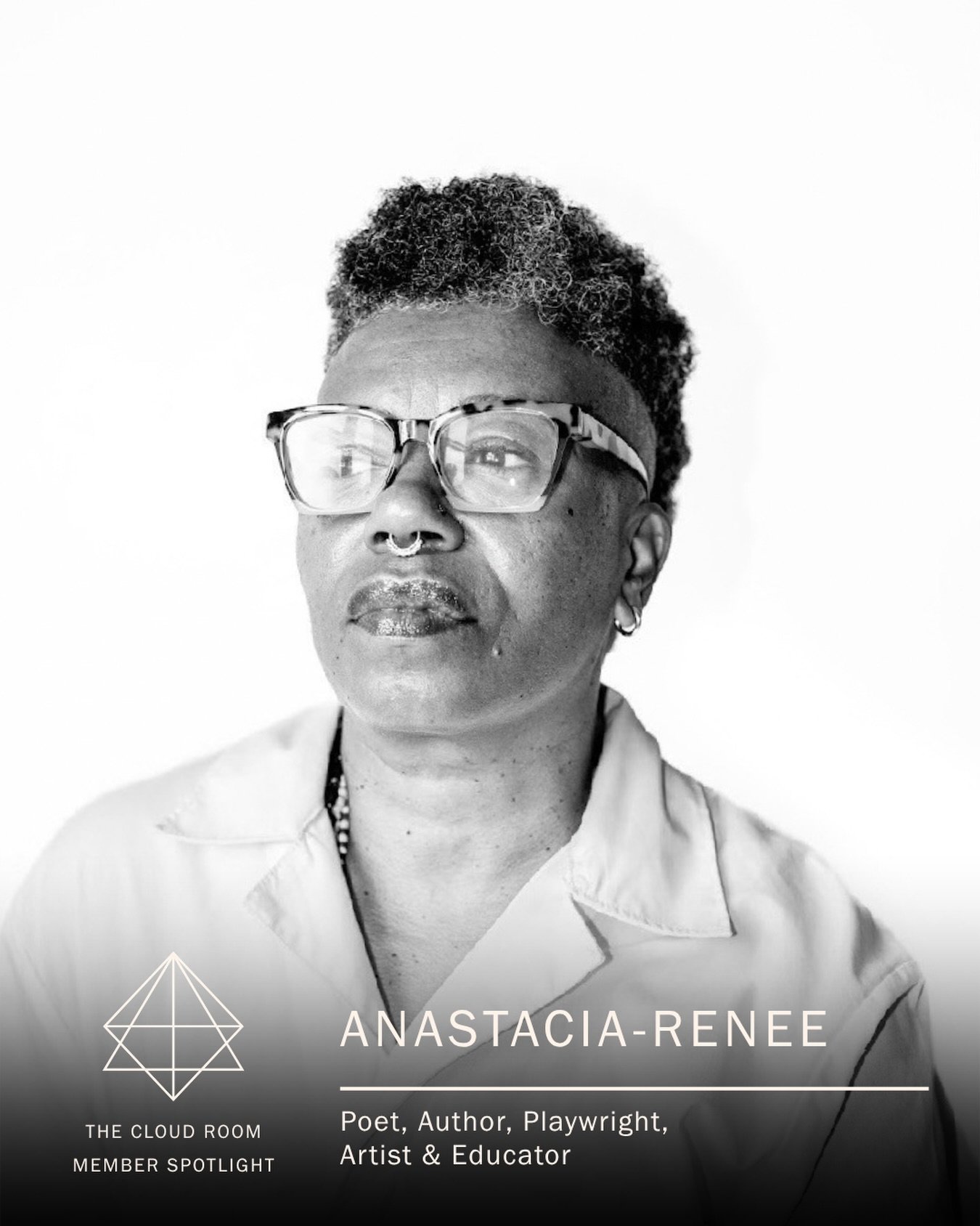 💡CLOUD ROOM MEMBER SPOTLIGHT: ANASTACIA-RENE&Eacute;

@anastaciarenee5 is an award-winning writer, interdisciplinary educator, multi-modal artist, former Seattle Civic Poet, and recent 2026 Stranger Genius in Literature.

She is the author of Afrofu