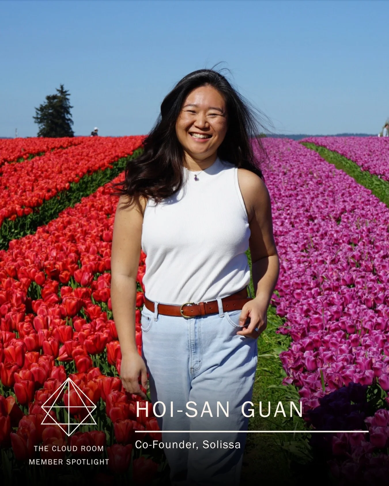 💡 CLOUD ROOM MEMBER SPOTLIGHT: HOI-SAN GUAN

Hoi-San Guan builds for people left out of products and systems that were never designed with them in mind. 

She is the Co-Founder of @solissa.skincare, a chemo-friendly skincare company created to bring