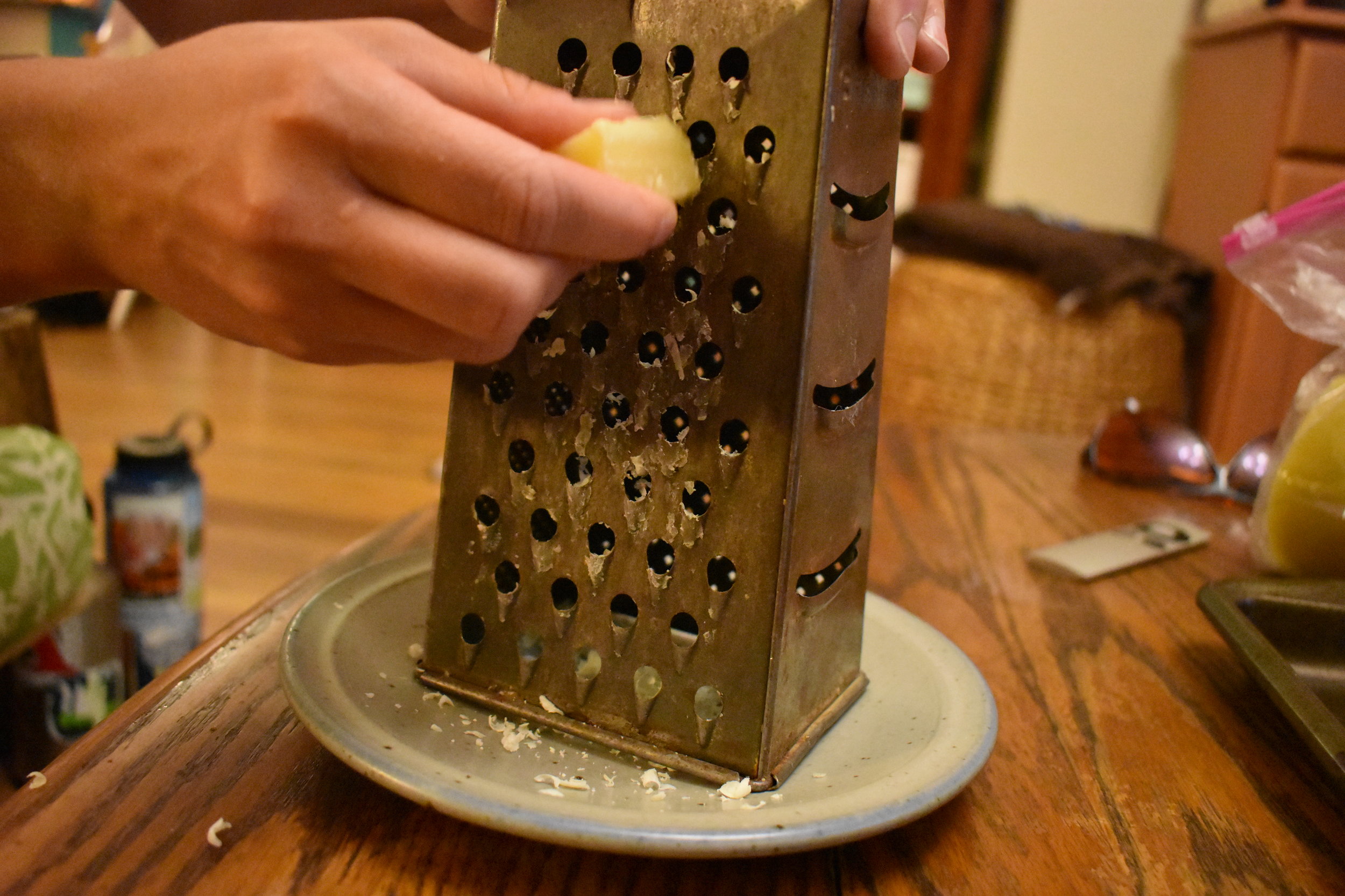 Heavily used cheese grater (for beeswax projects) 