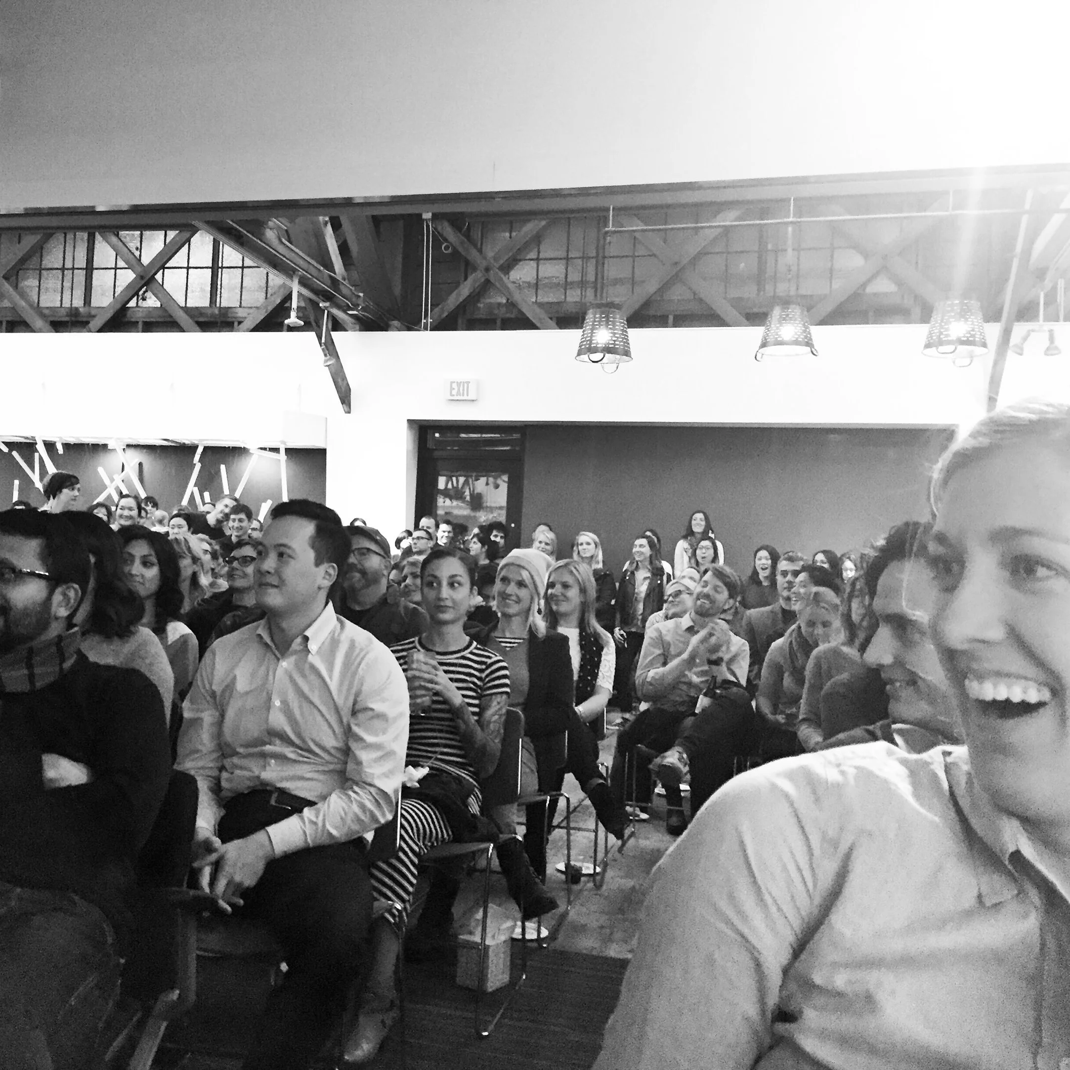 IDEO Stories IDEO Stories is a beloved internal event, where a handful of employees stand on stage and tell a ten minute personal story, with visuals, about anything in their life. One part Moth, one part TED Talk, IDEO Stories was developed to create a celebration of storytelling – and to practice telling personal stories as a way to become better evolved storytellers in our client and work environments. For nearly three years I was a stories coach, developing the creative storytelling process, offering critique, and empowering my colleagues to be better, more polished storytellers. L earn more. Editing, Presentation Skills