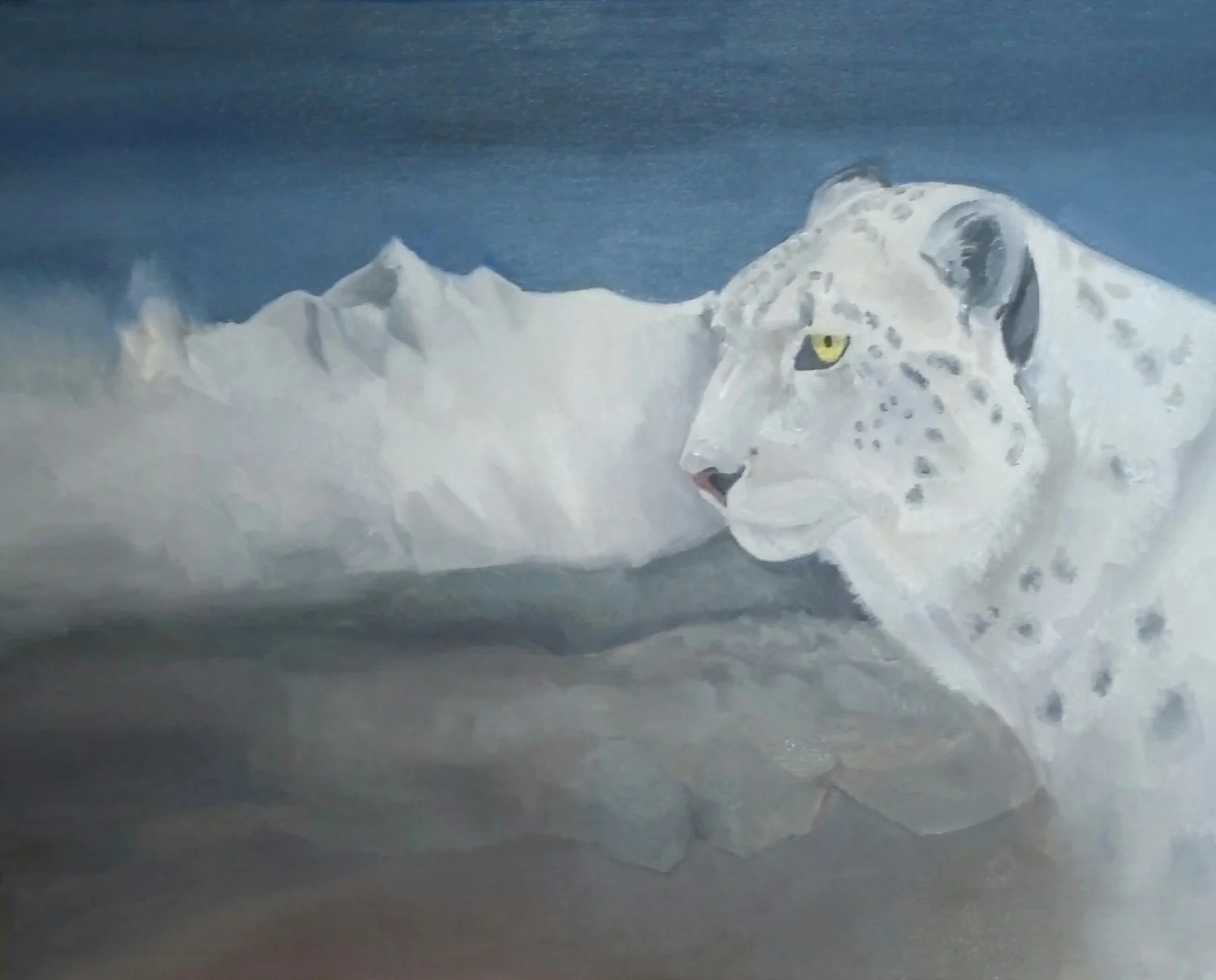 Untitled, oil, 2017, 20" x 16", $200