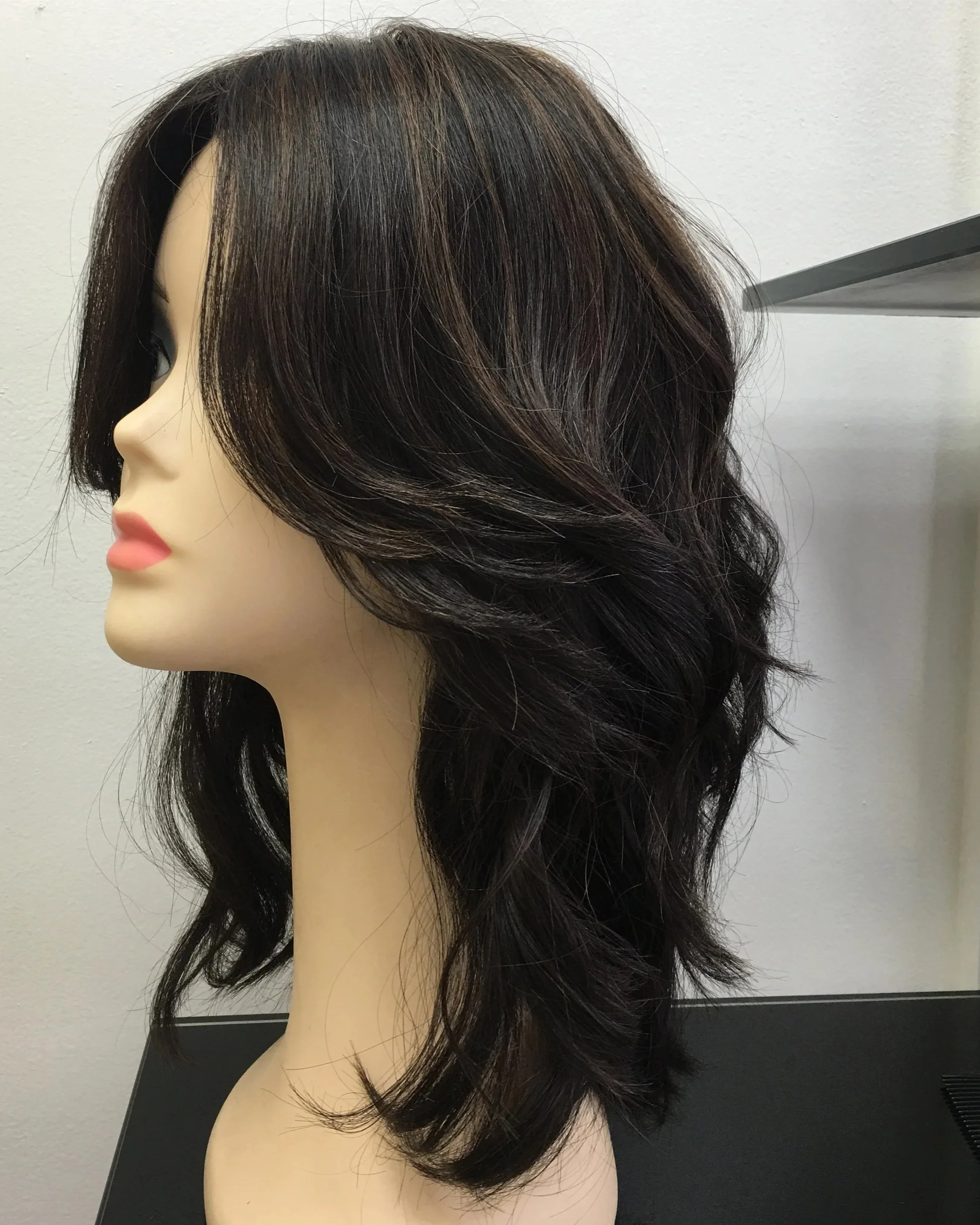 Naturally Chic Wavy Shoulder-Length Wig