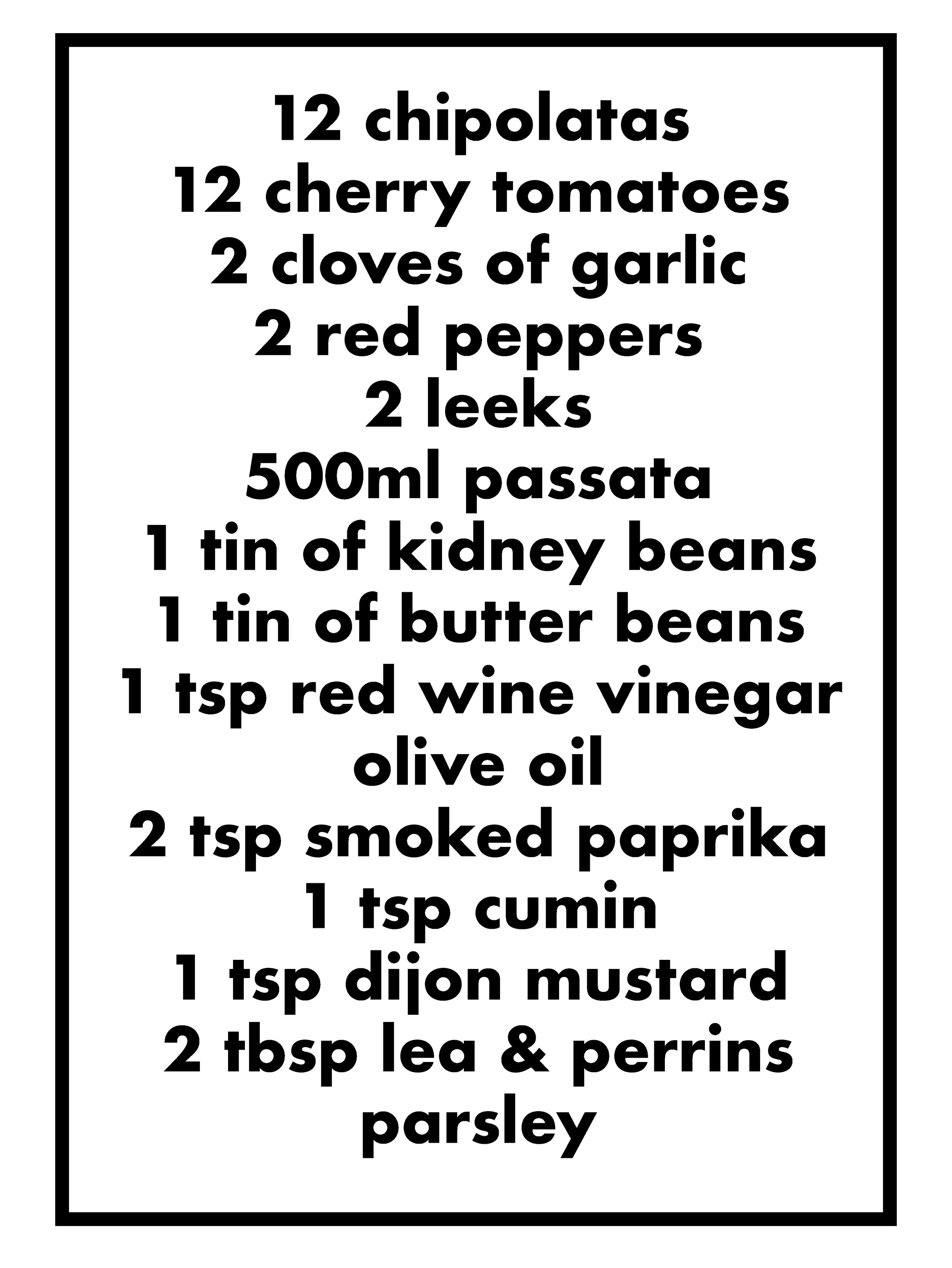 sausage and bean casserole list.jpg