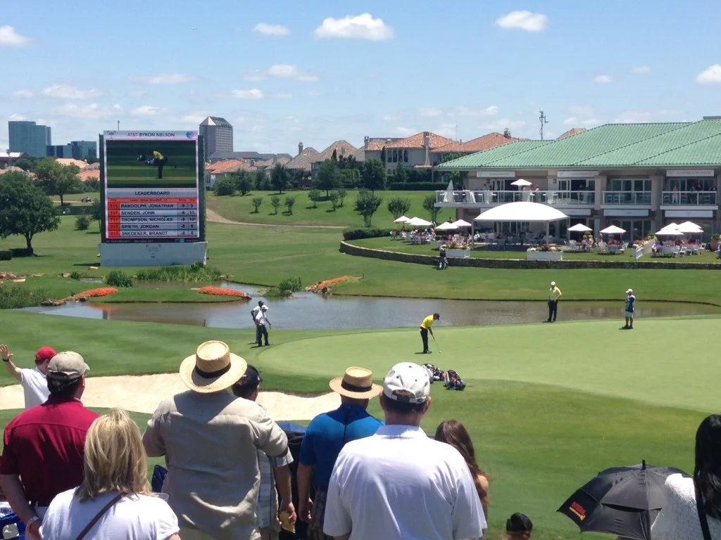 View of the 18th hole