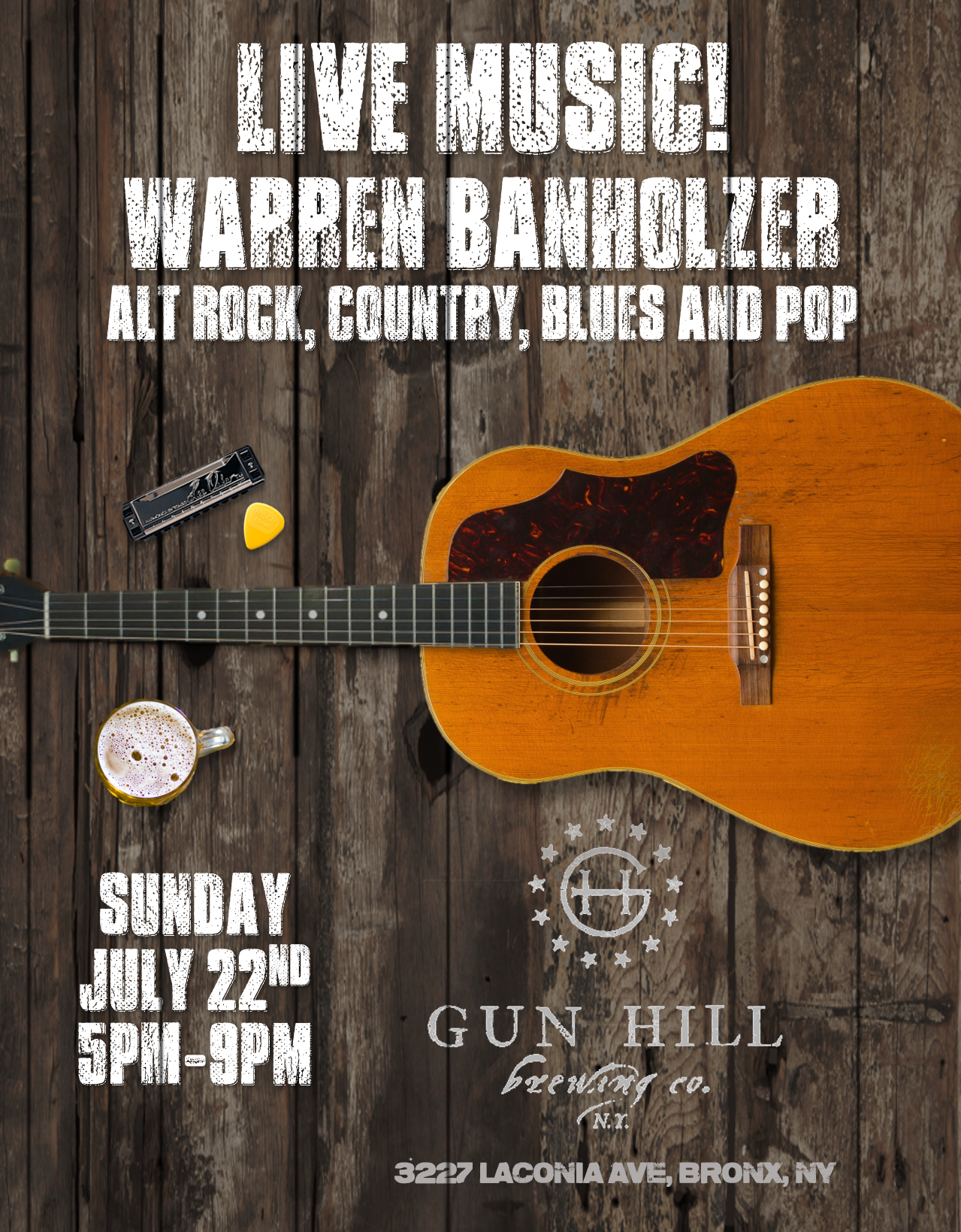 Live Music at the brewery