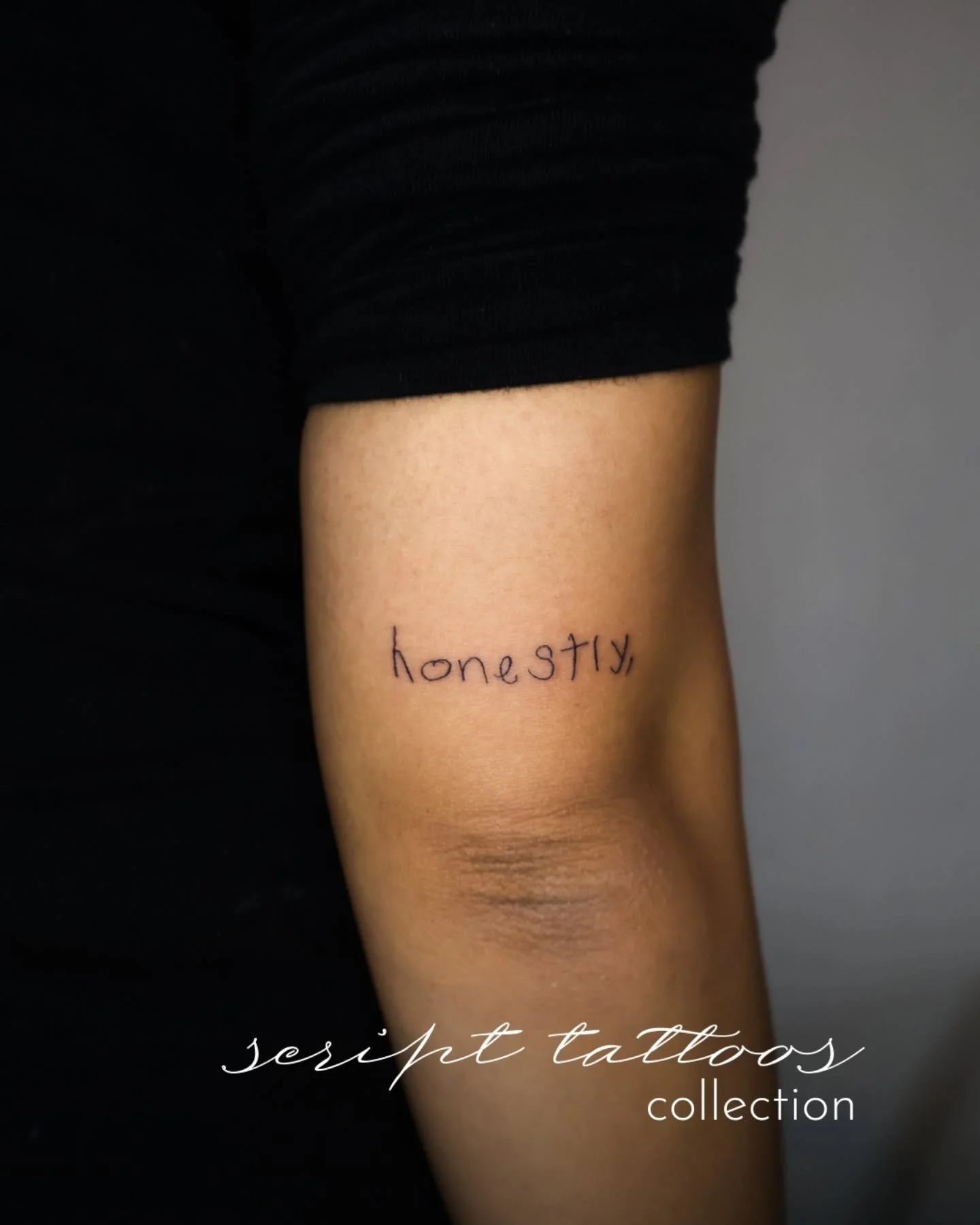 always excited for some cool lettering ideas 😉

let me help you to say something important
#letteringtattoo #scripttattoo #handwritingtattoo #minimaltattoo #finelinenyc