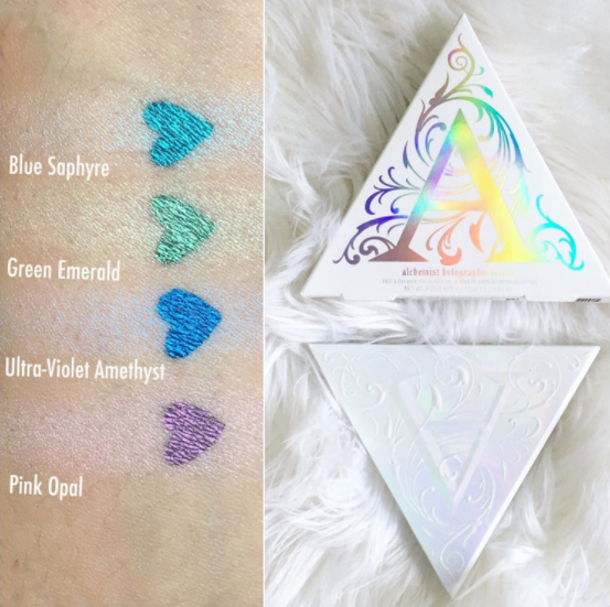 How about this π I purposely went to find a font that matches her palette but obviously it's not the same lah π³ The palette is multi-purpose so it can be used over other shadows, lipsticks or even as a highlighter. The black hearts are all drawn with black liner. ISNT IT AMAZING πππ