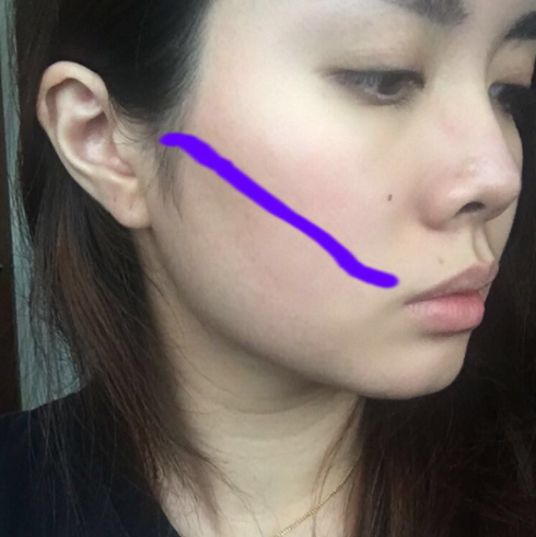 So basically, this line shld quite accurately place your contour.