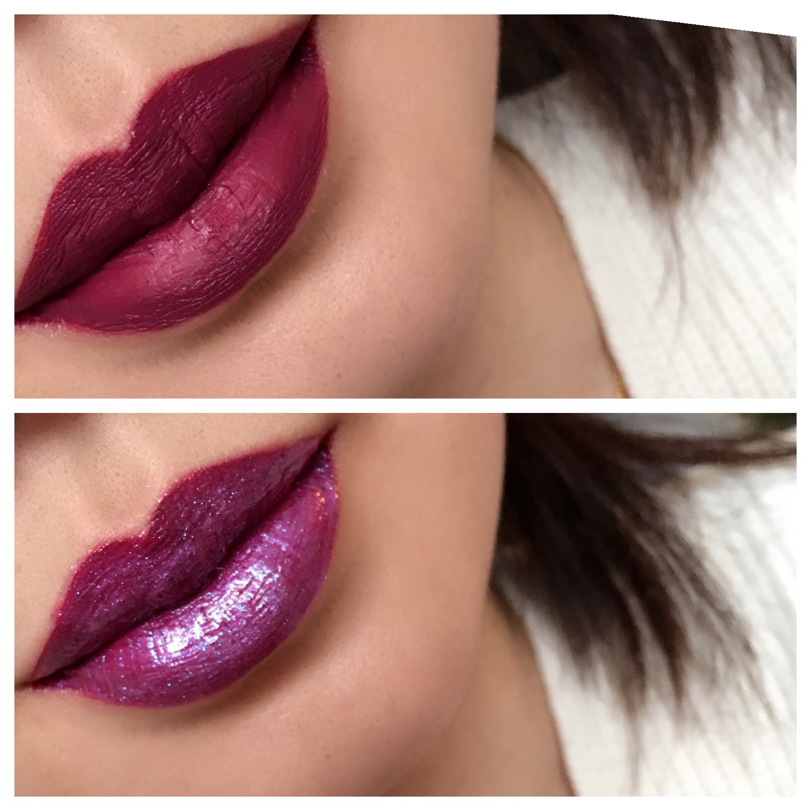 Colourpop UML (More Better) + Covergirl Lip Lava (Ooh La Lava)