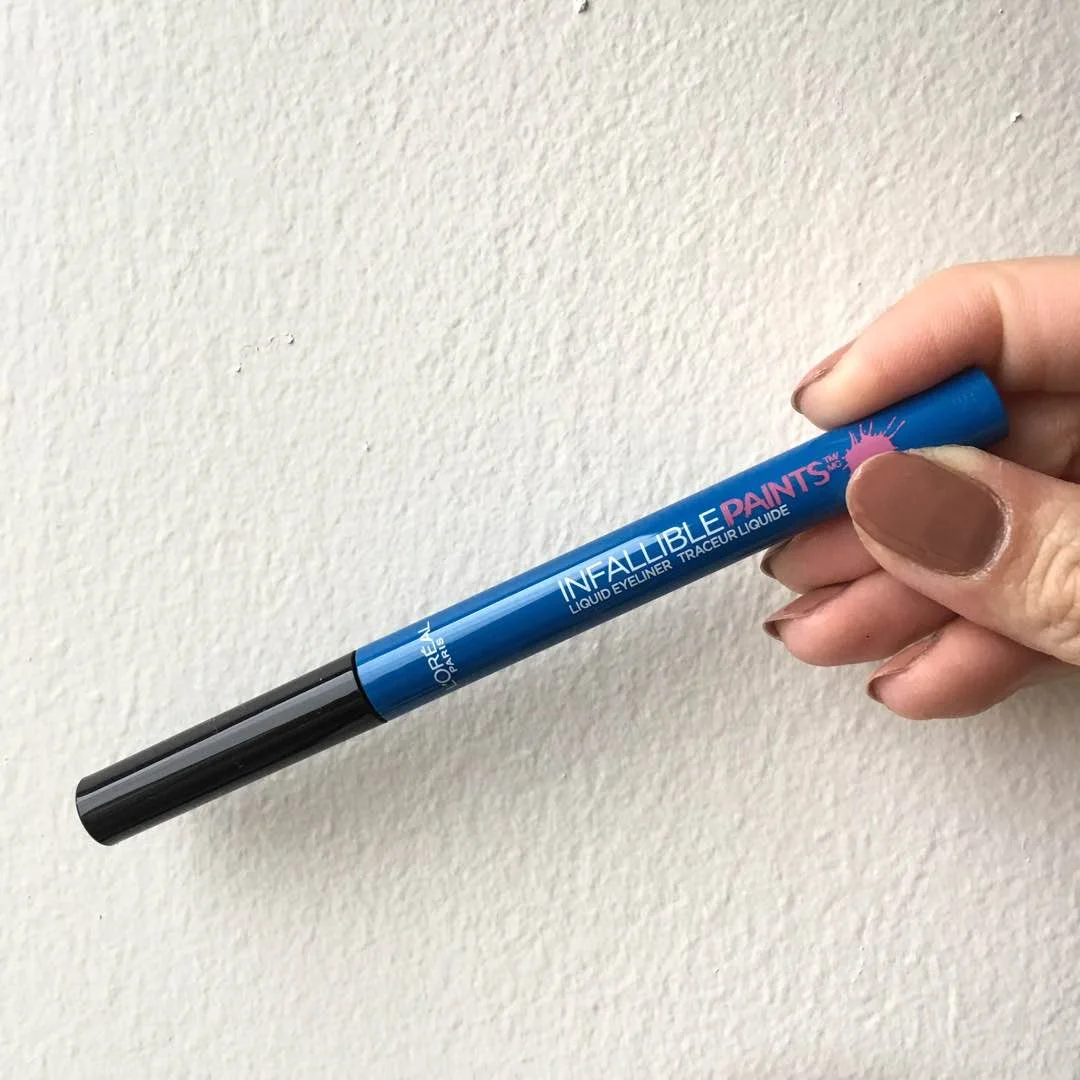 nyx blue liquid eyeliner