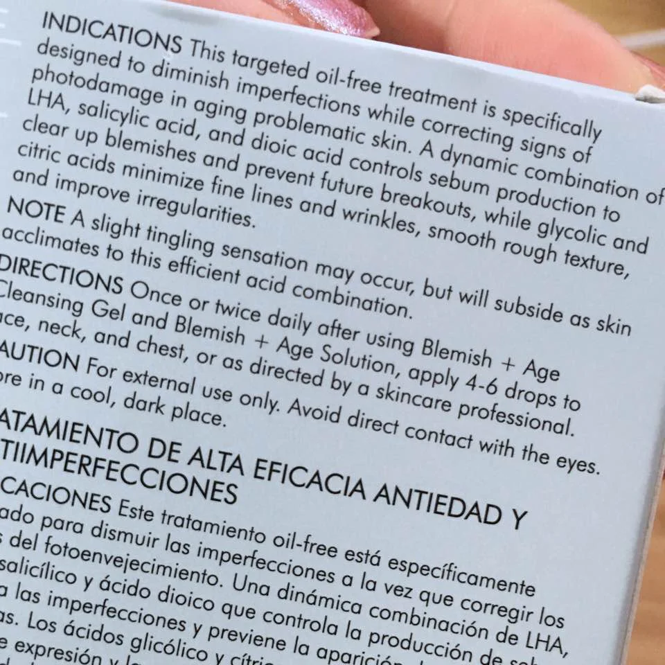 skinceuticals blemish and age toner