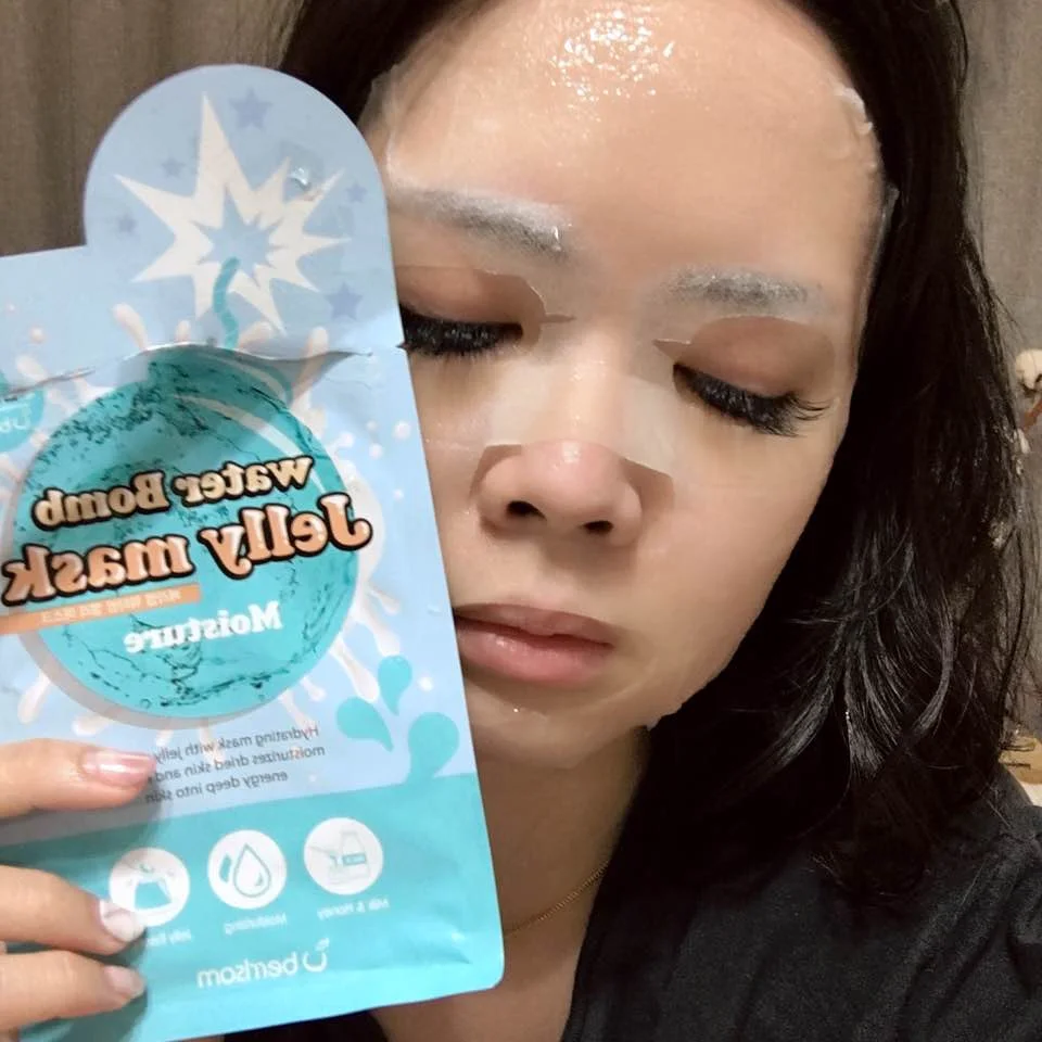 Download Maskotd Water Bomb Jelly Mask Moisture Beautypeadia PSD Mockup Templates