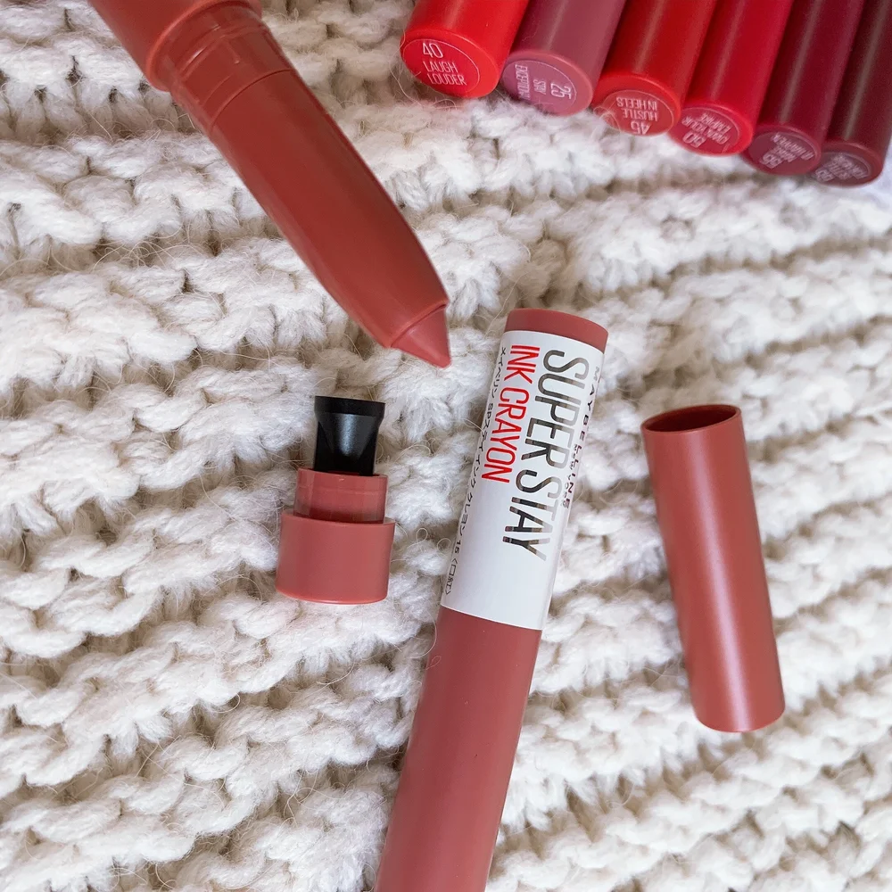 Maybelline Superstay Ink Crayon Swatches