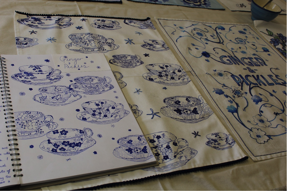Tea towel designs