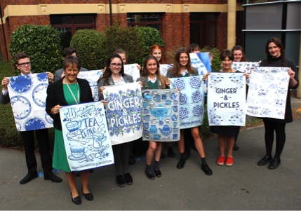 tea towel designs at The Grange School
