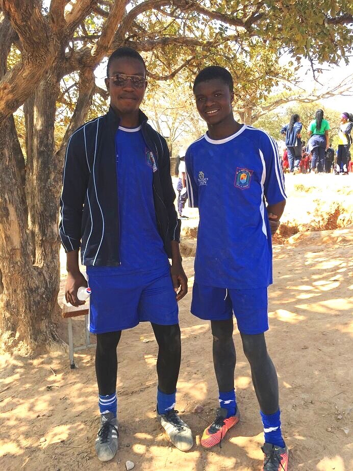  Sports Day at Mt St Mary’s (Tonnex left and Chris right) 