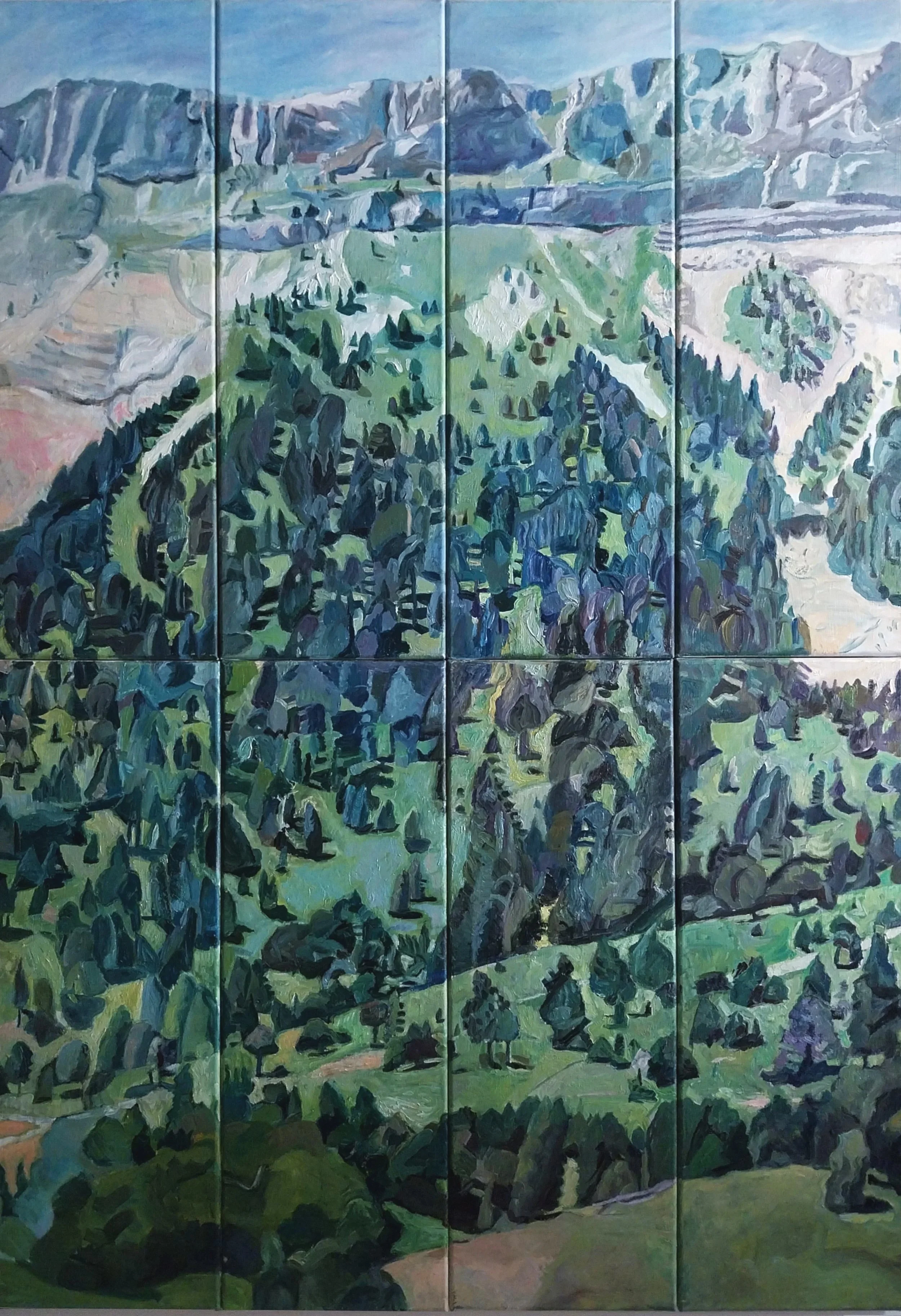 Migration
 
180 x 120 cm polytipych - 8 parties