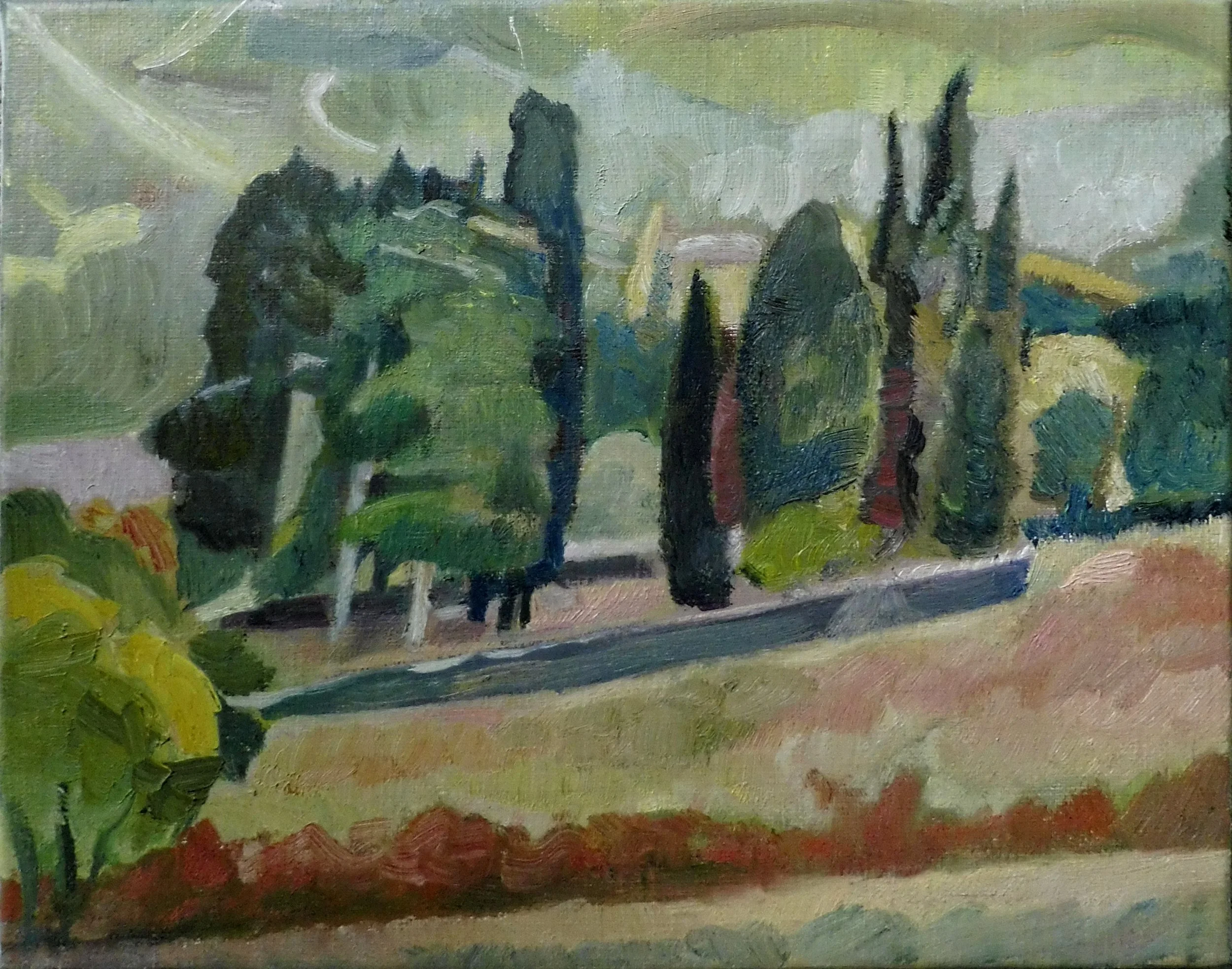 Ils regard la lune 
 
27 x 35 cm