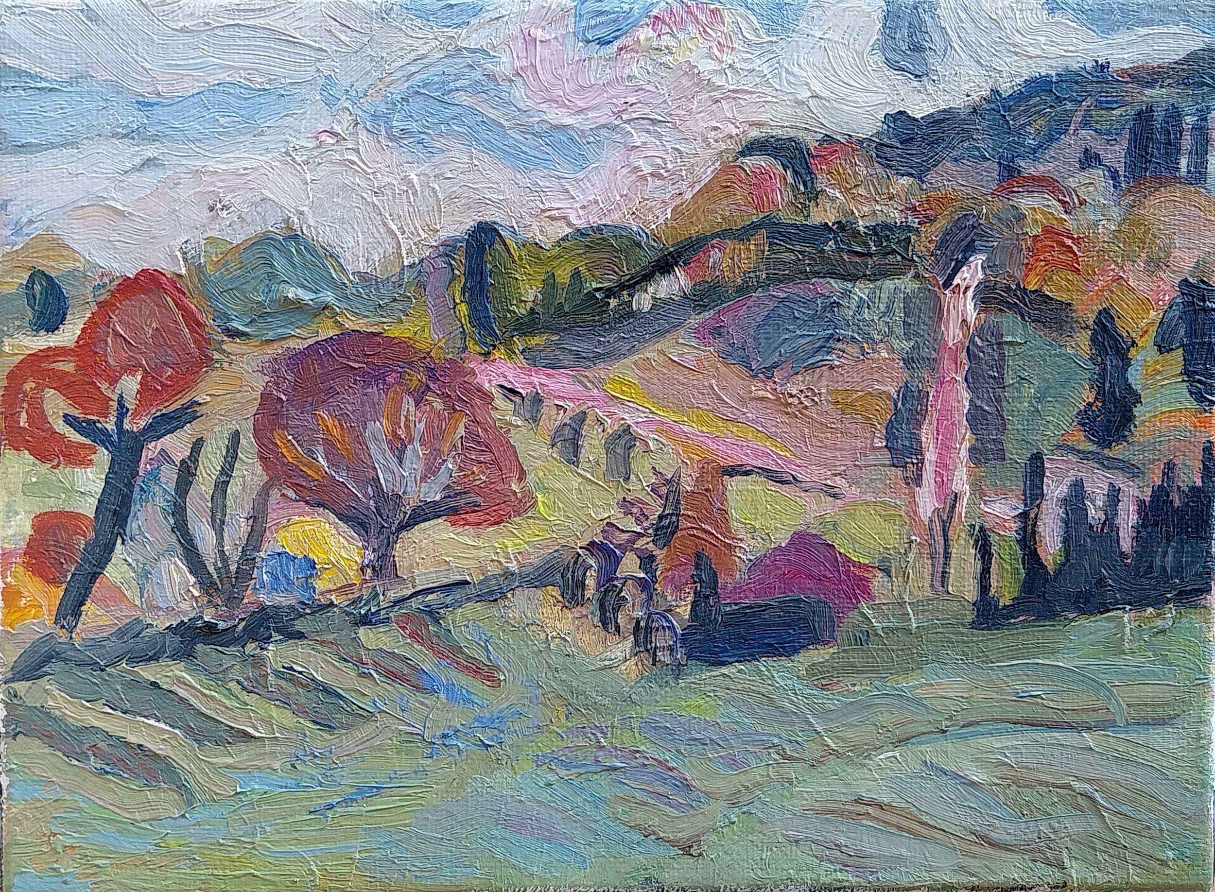 Les arbres en harmonie
 
16 x 22 cm