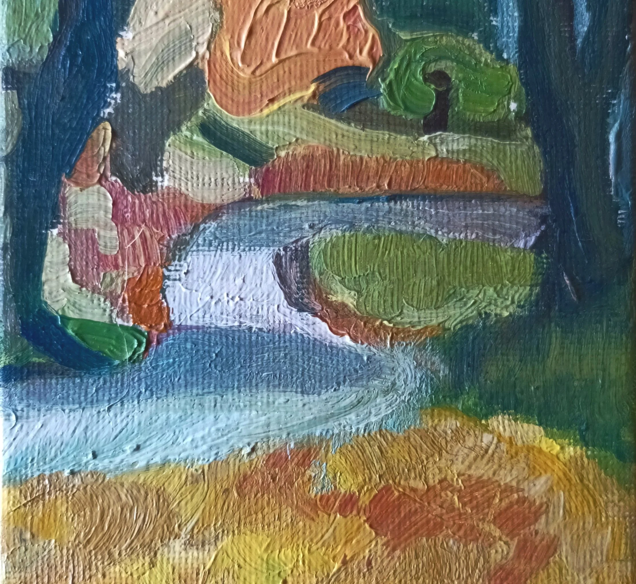 Le cheminement 
 
10 x 10 cm