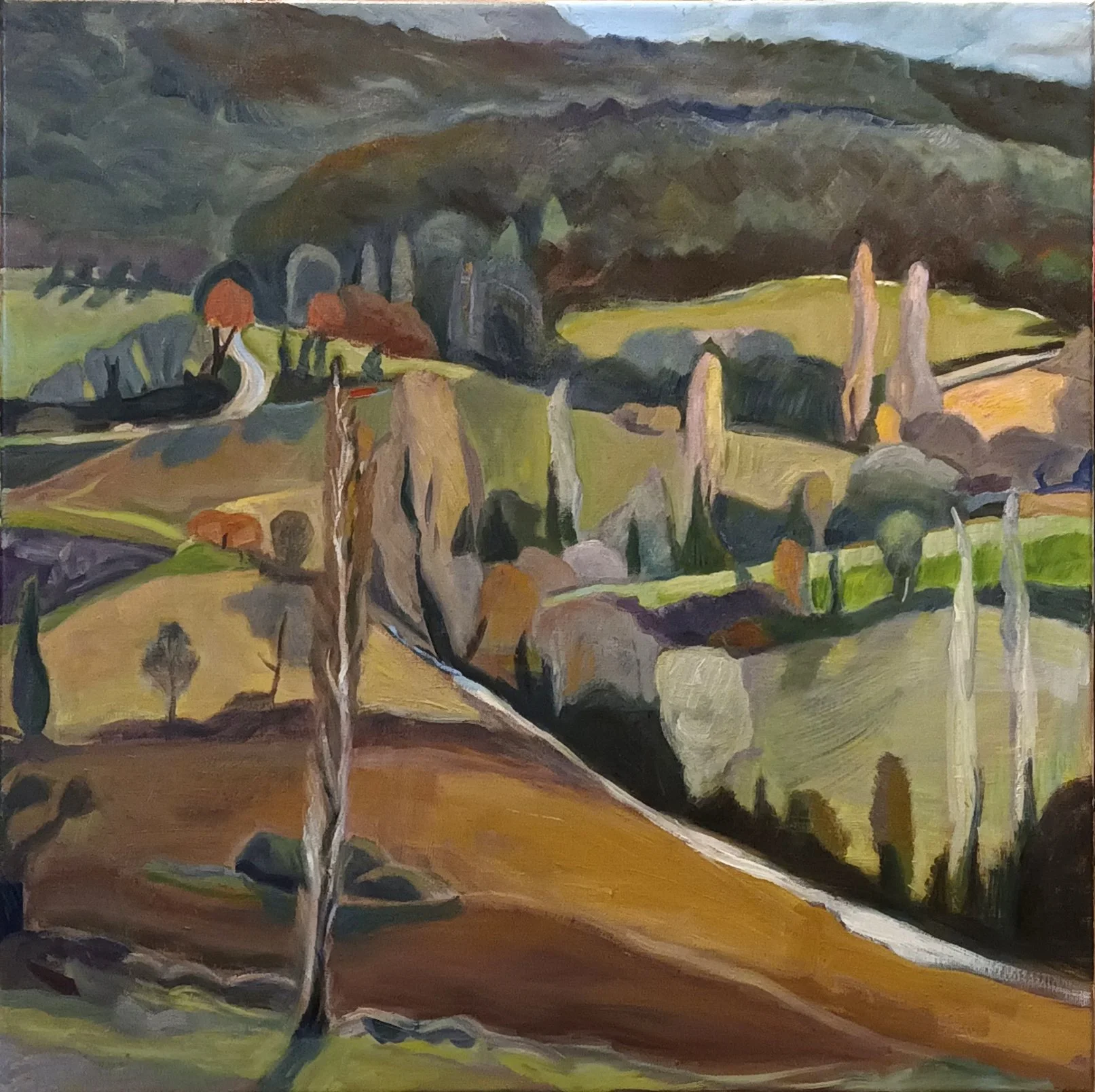 La Dernière neige
 
100 x 100 cm