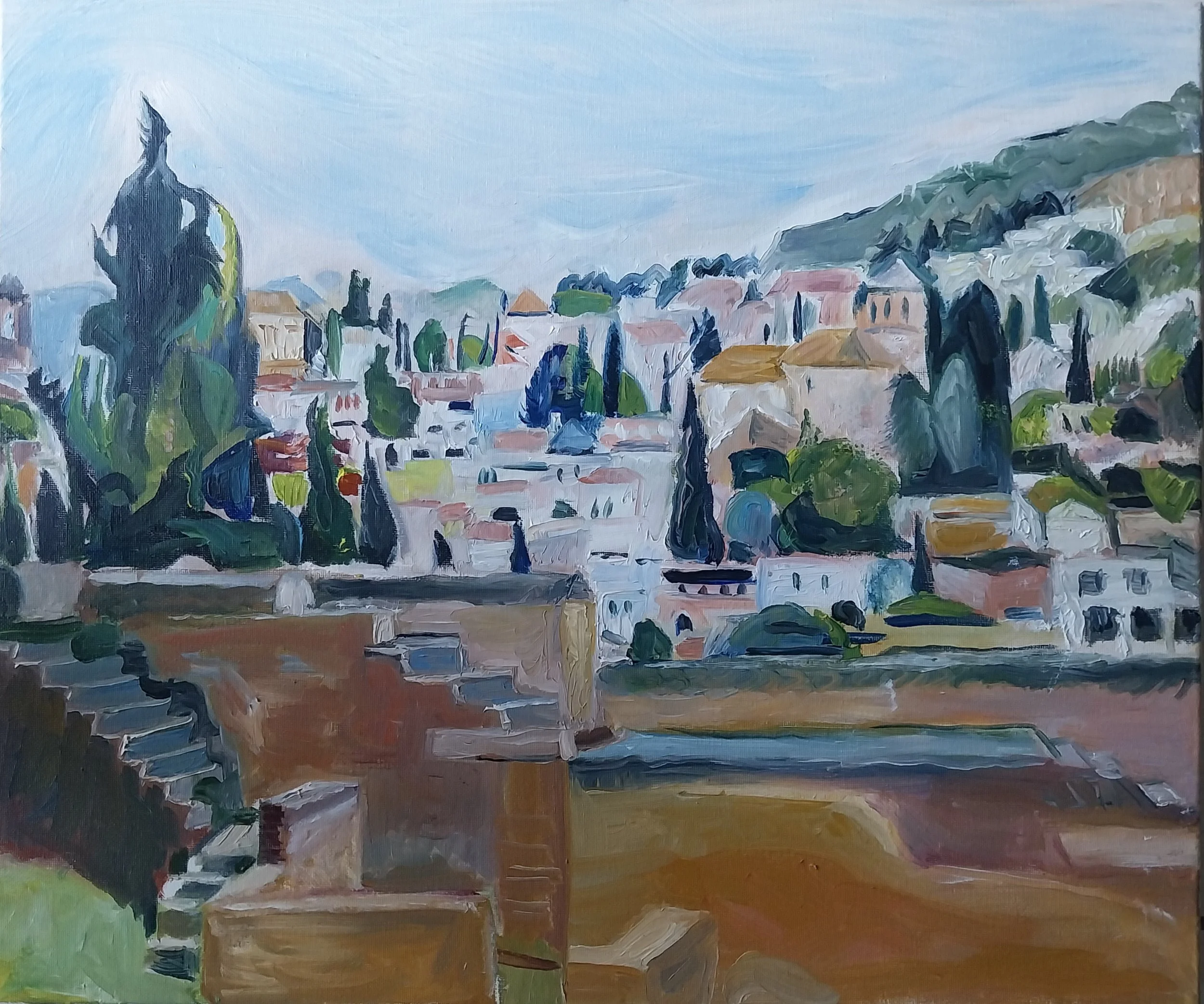 La Ville en Escaliers 

   
          
46 x 55 cm