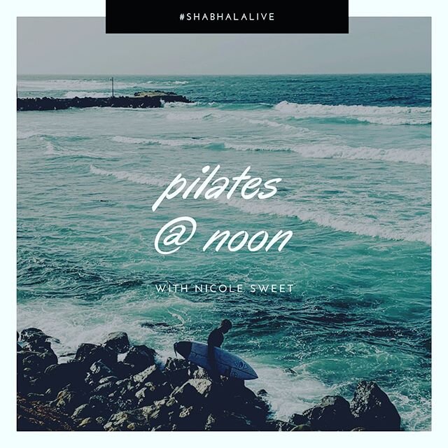 Pilates starts today at noon! Join Nicole from her overseas home in Senegal!! #pilates #yoga #online #community #lovenotfear #patience #yogastudio #smallbusiness