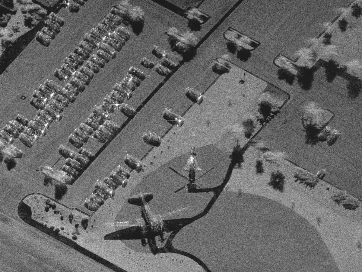 High-resolution, Ka-band SAR image courtesy Sandia National Laboratories, Airborne ISR
