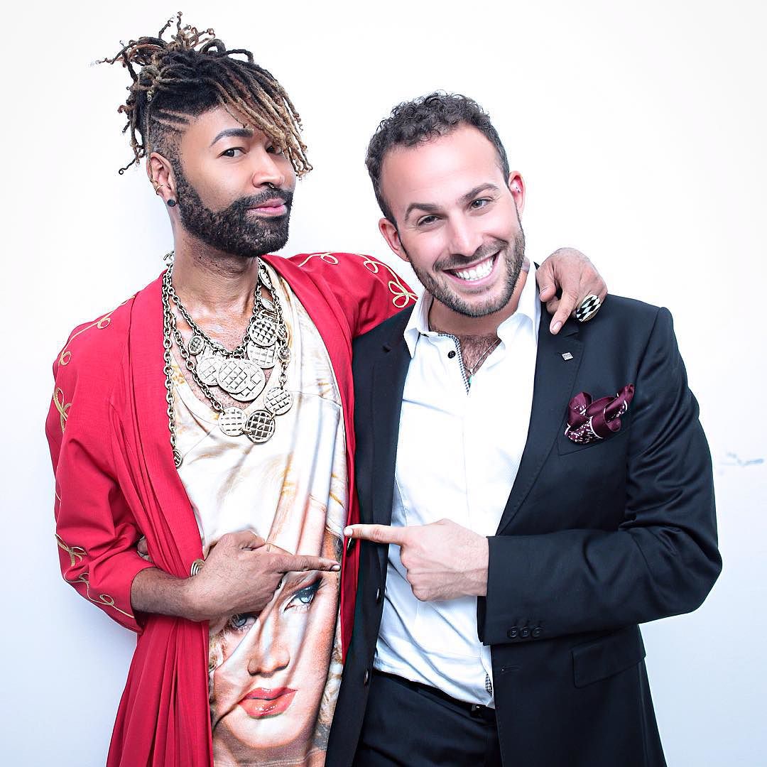 P A Y  I T  F O R W A R D ⏩ | #Beyonce's wardrobe stylist of 17 years @tytryone stopped by the @AmericanExpress #amexfashion VIP Lounge @made for a Q&A after @theblondsny #NYFW show #AmexHost %0AWardrobe @ted_baker #TedBaker (thanks @nataliezfat!) Sept.jpg