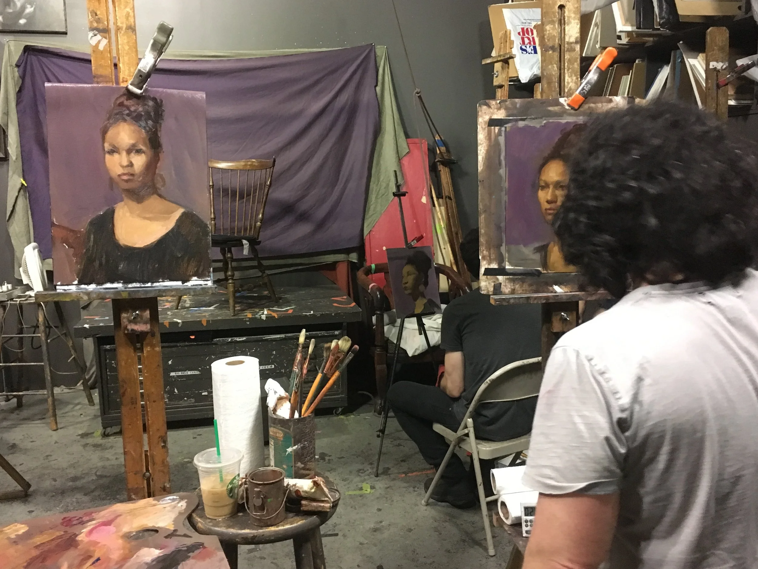 Art model for West Chelsea Artists Open Studios