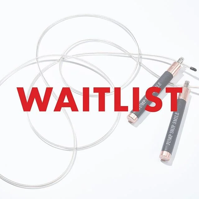 The WAITLIST is now OPEN 🌟
⠀
We are blown away by support and cannot believe our AK! Jump Ropes SOLD OUT in 11 minutes.
⠀
You can purchase your AK! Jump Rope and be added to the waitlist for a MID-SUMMER shipment! Orders will ship as they are received! All updates will be made here #jumpskipsmile