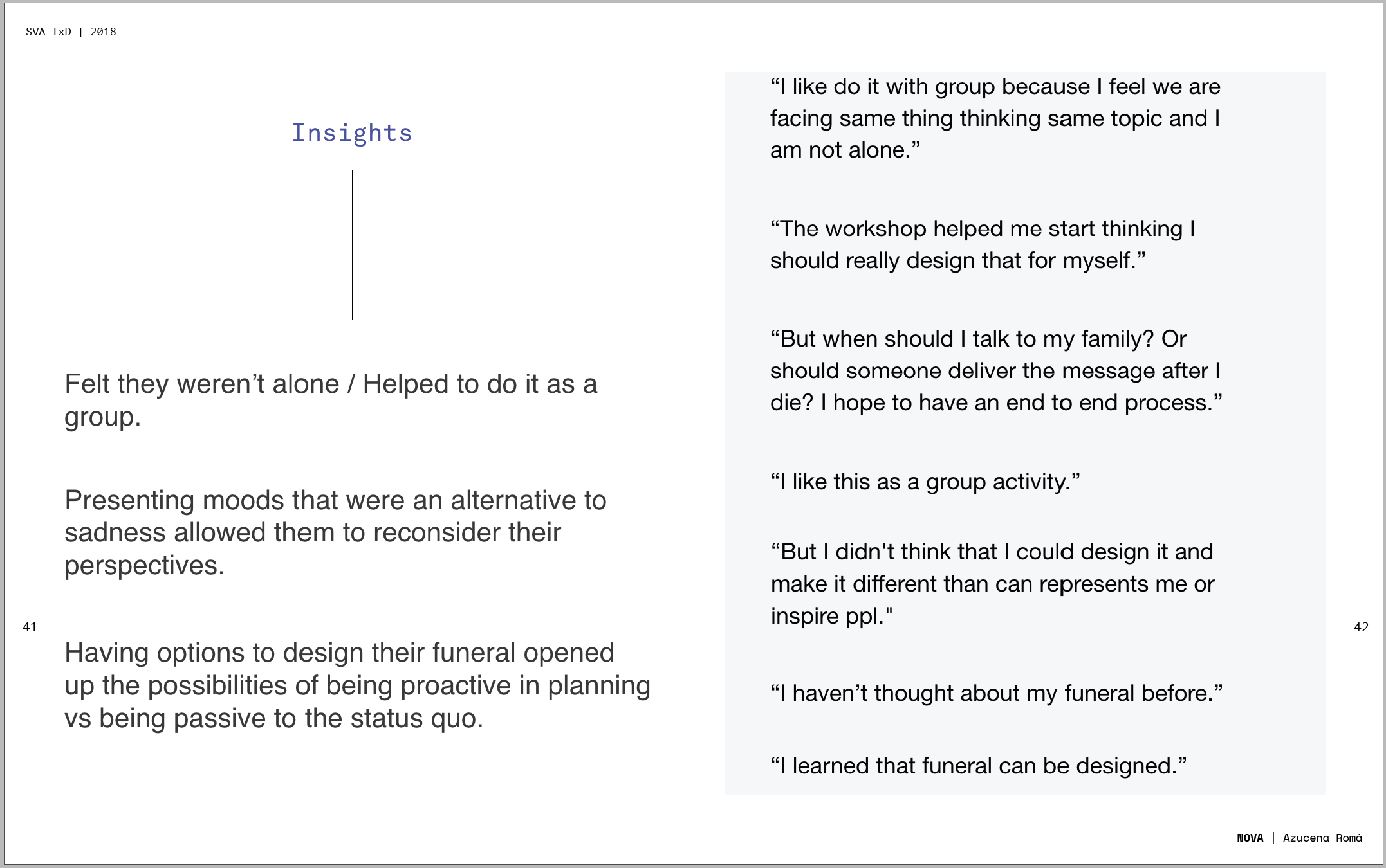 Insights & Feedback