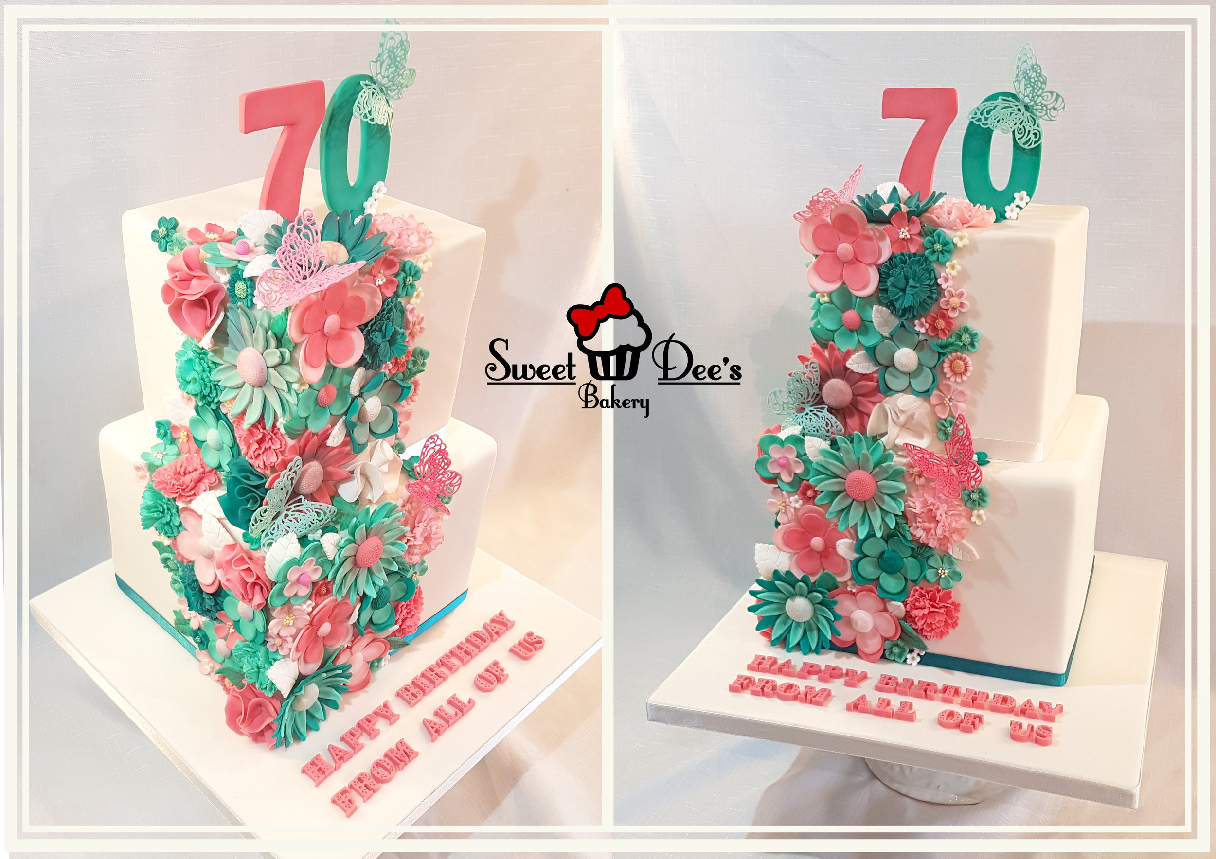 Fun & Fabulous Florals Cake