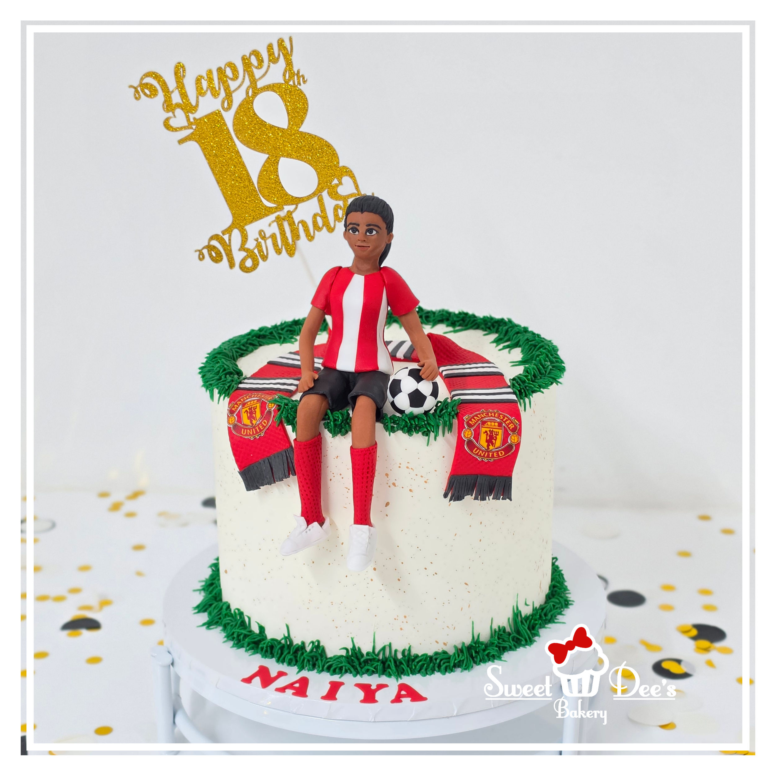 Football Fan Birthday Cake