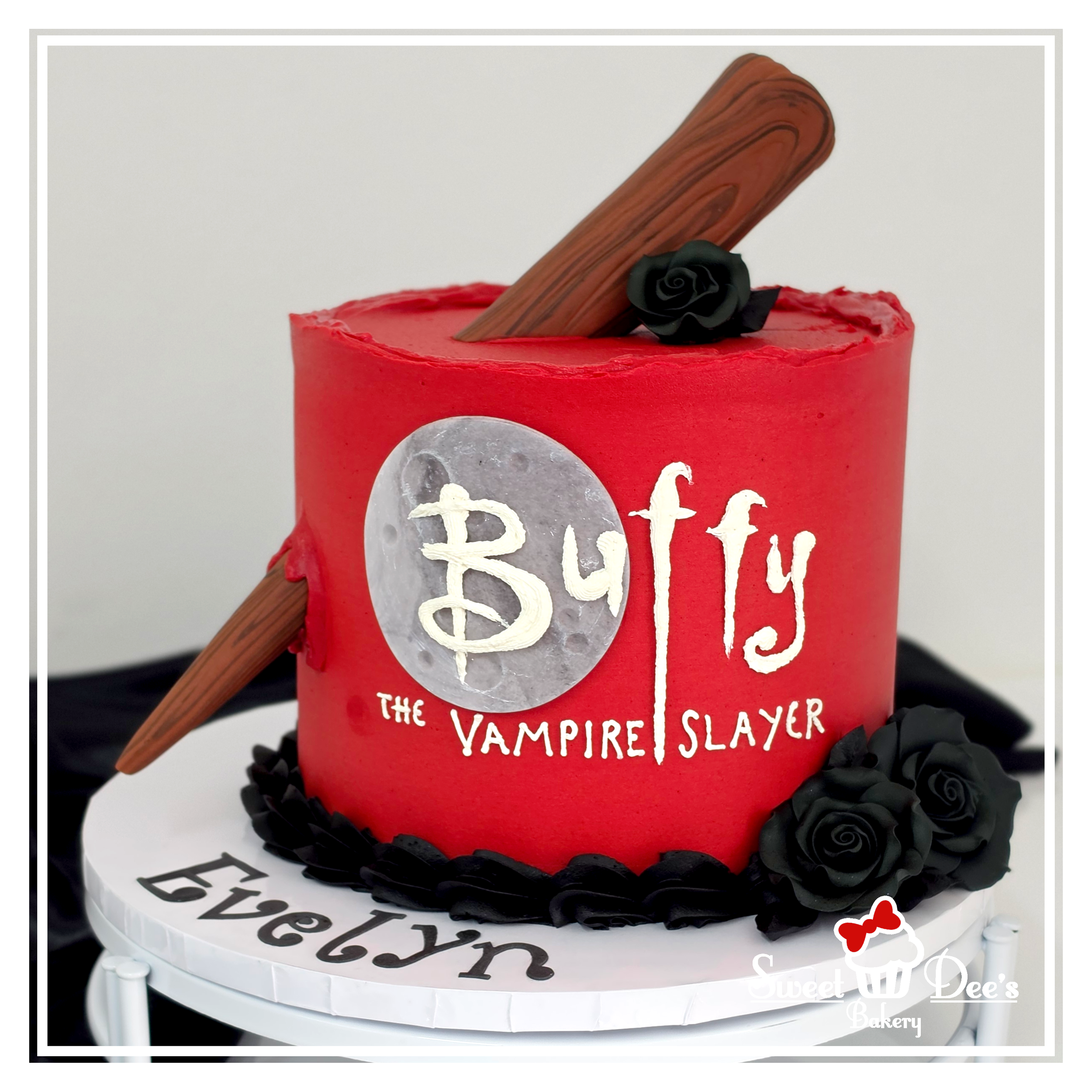 Buffy The Vampire Slayer cake 