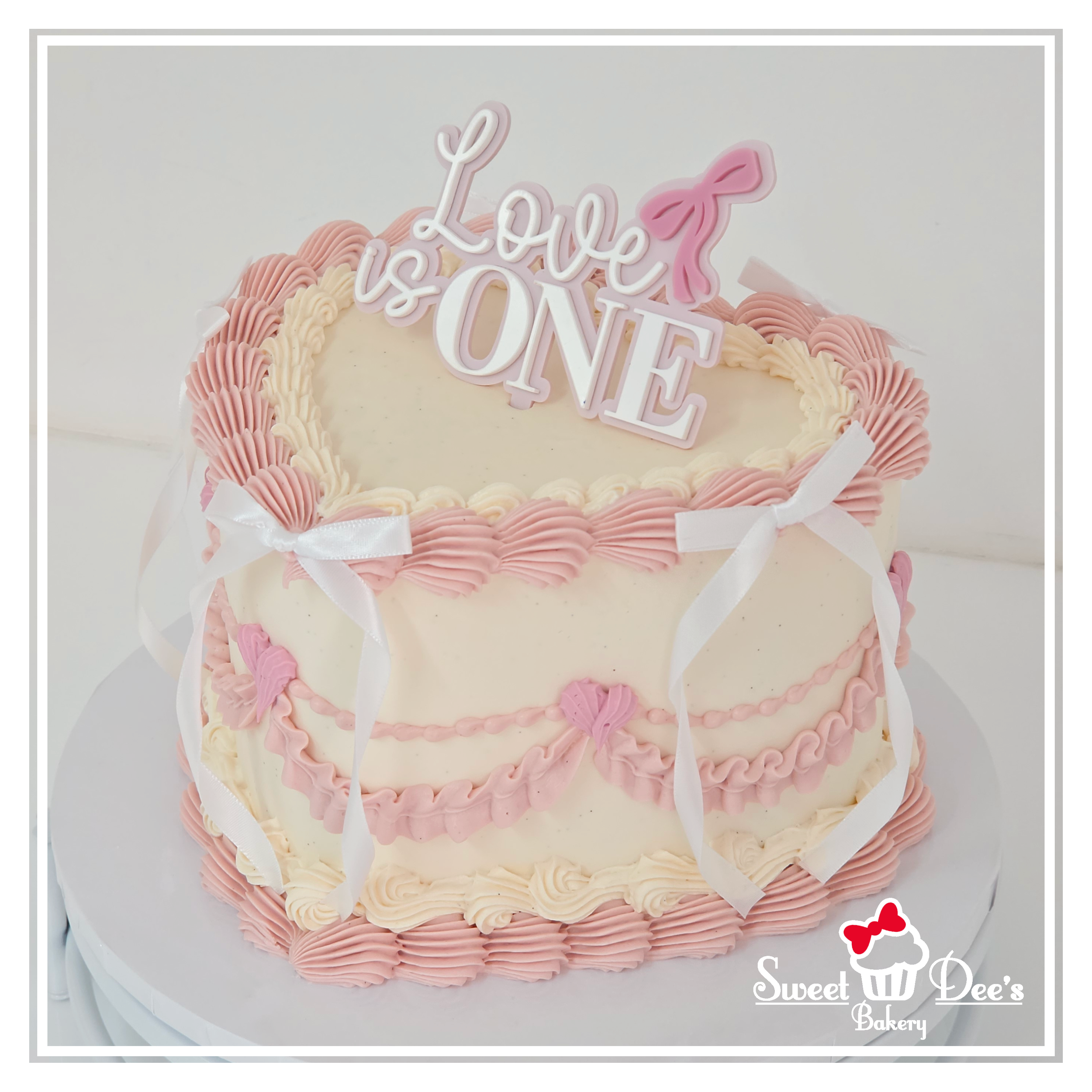 Heart Lambeth Cake