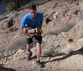 Ian Caldwell does trail maintenance every time he sees the need