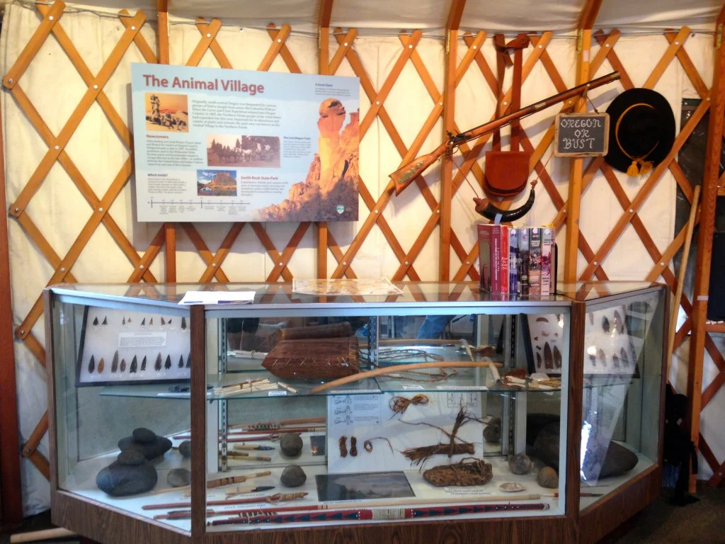 Smith Rock State Park Welcome Center Early Settlers Exhibit