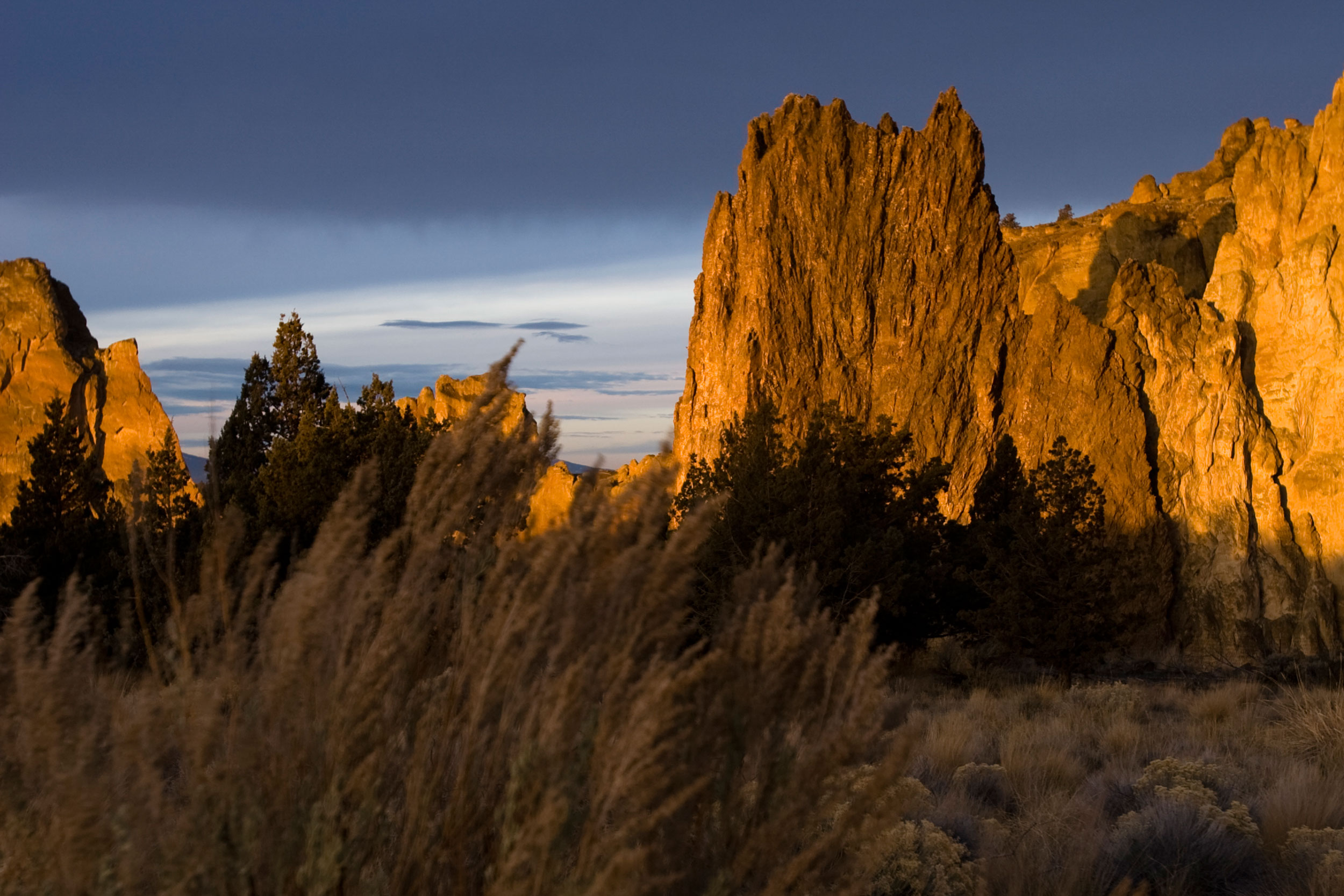 sunrise on Shiprock